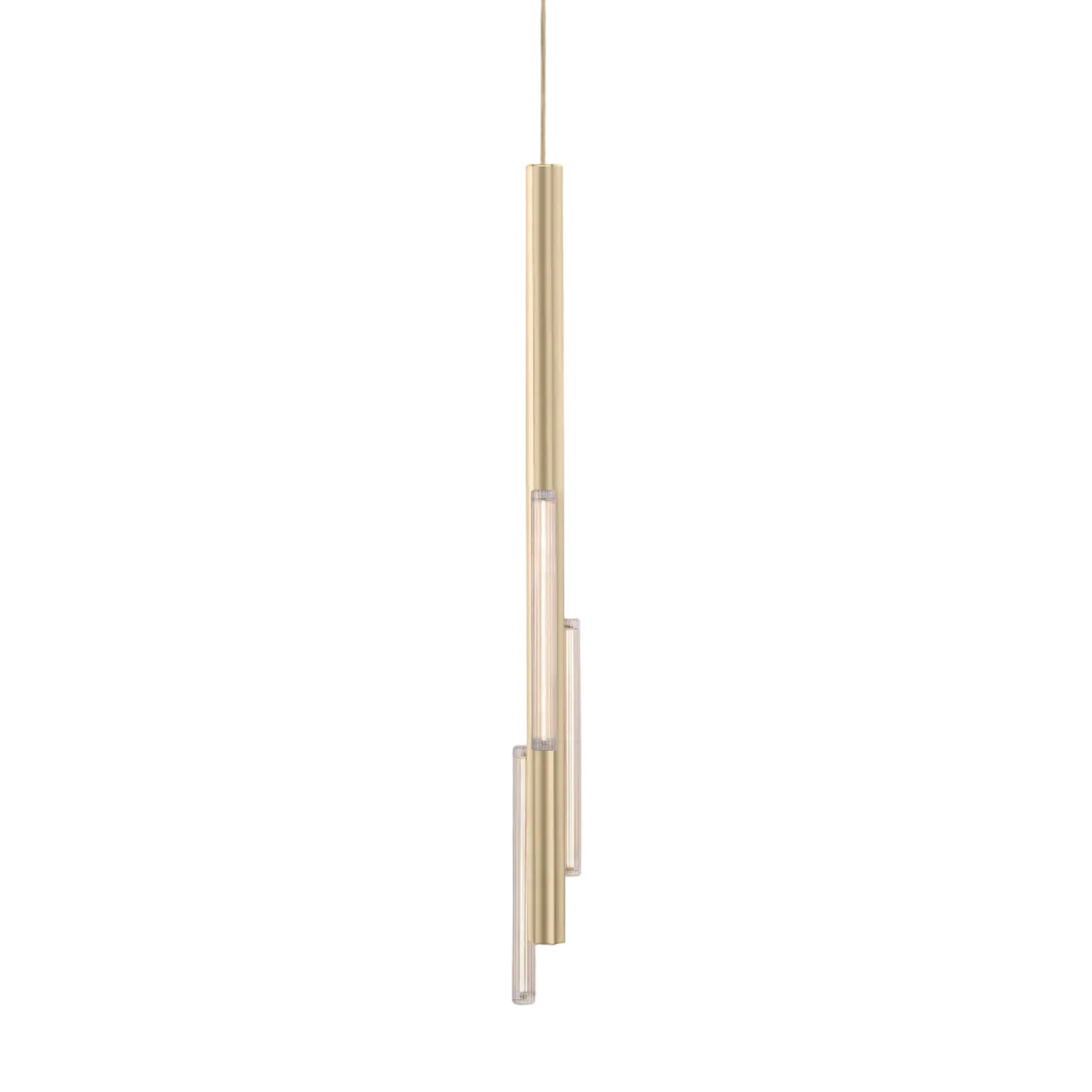 Hanglamp HAIL geborsteld goud