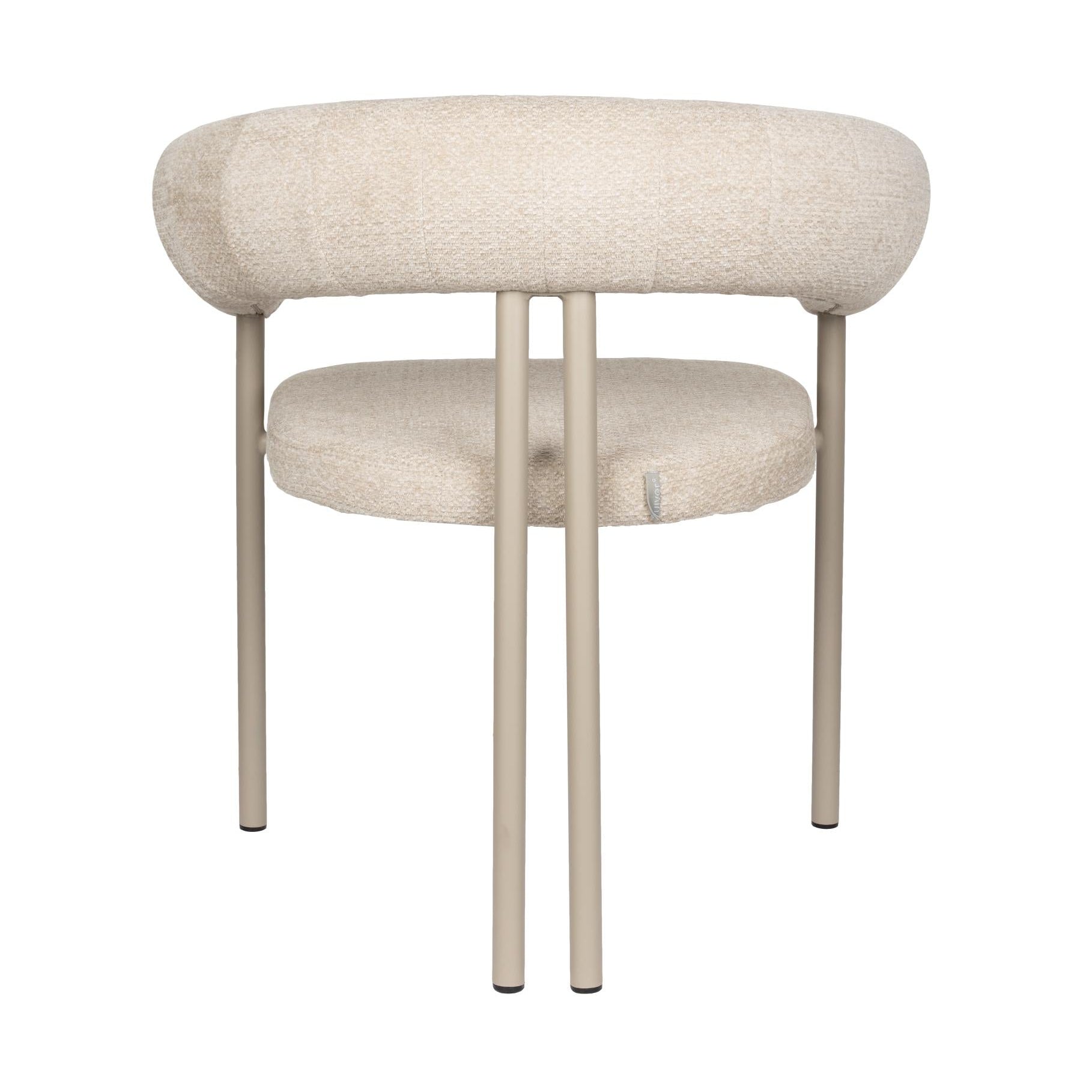 Fauteuil met armleuningen HEELS beige