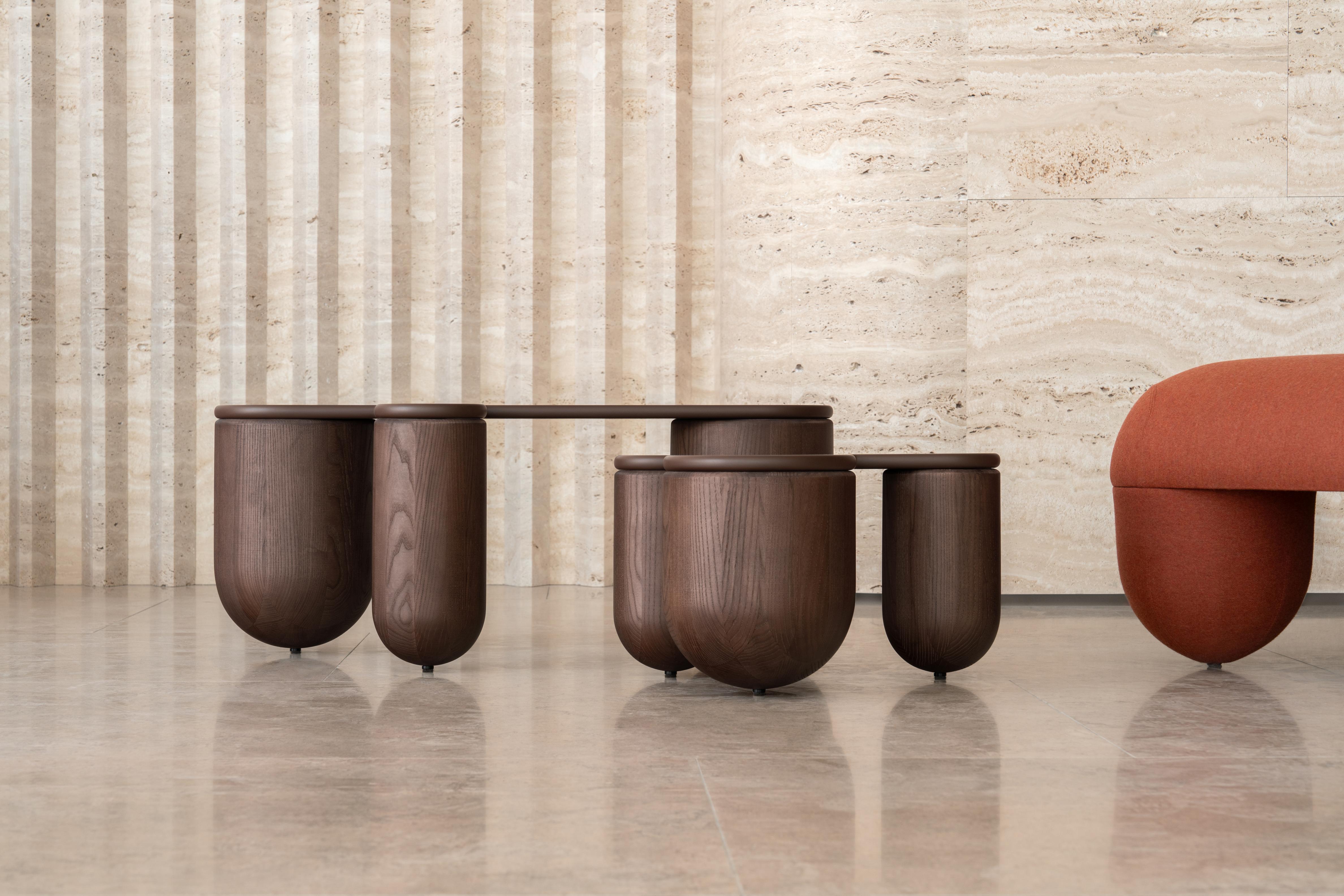 Kaffeetisch HELLO 3 aus Eschenholz