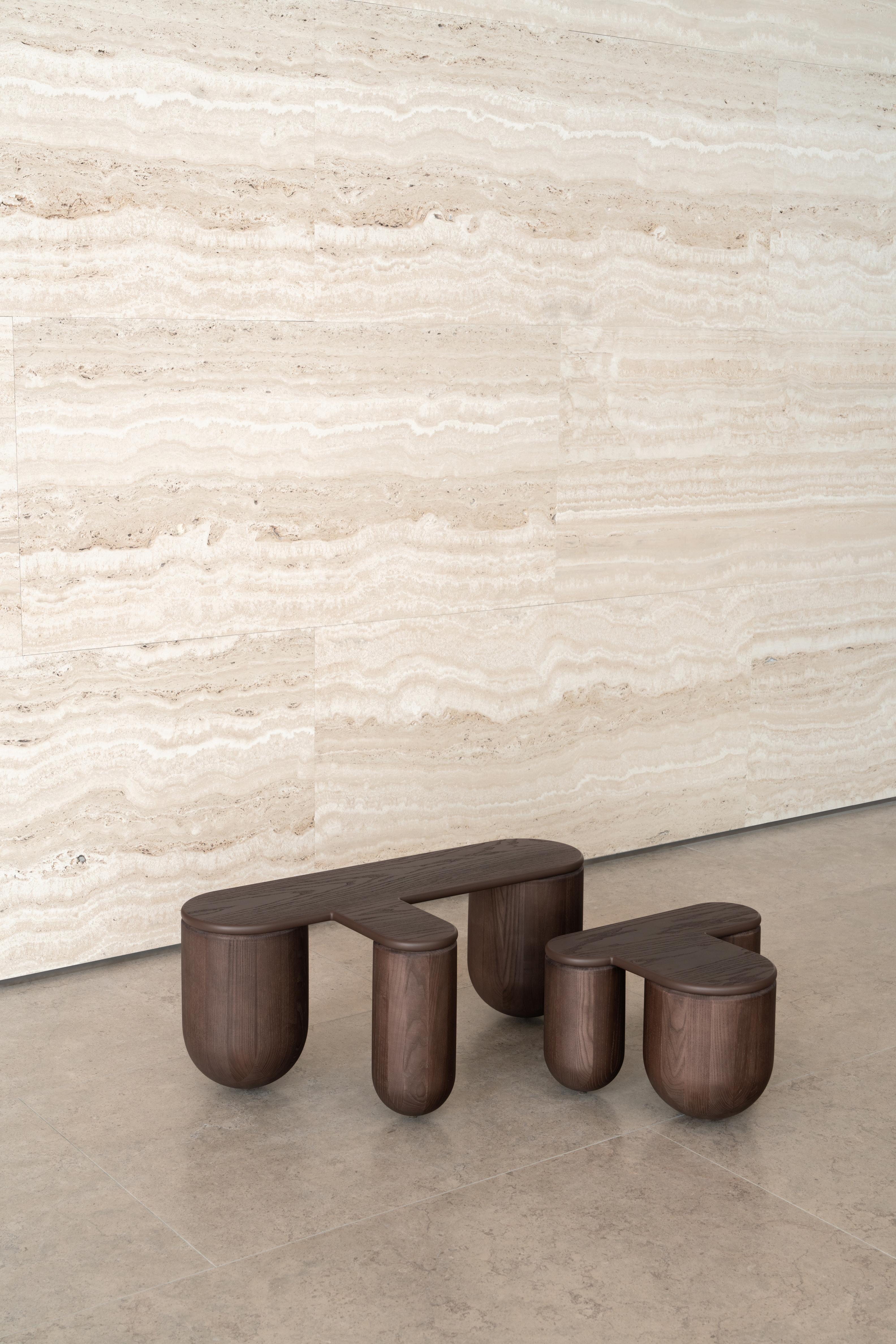 Kaffeetisch HELLO 3 aus Eschenholz