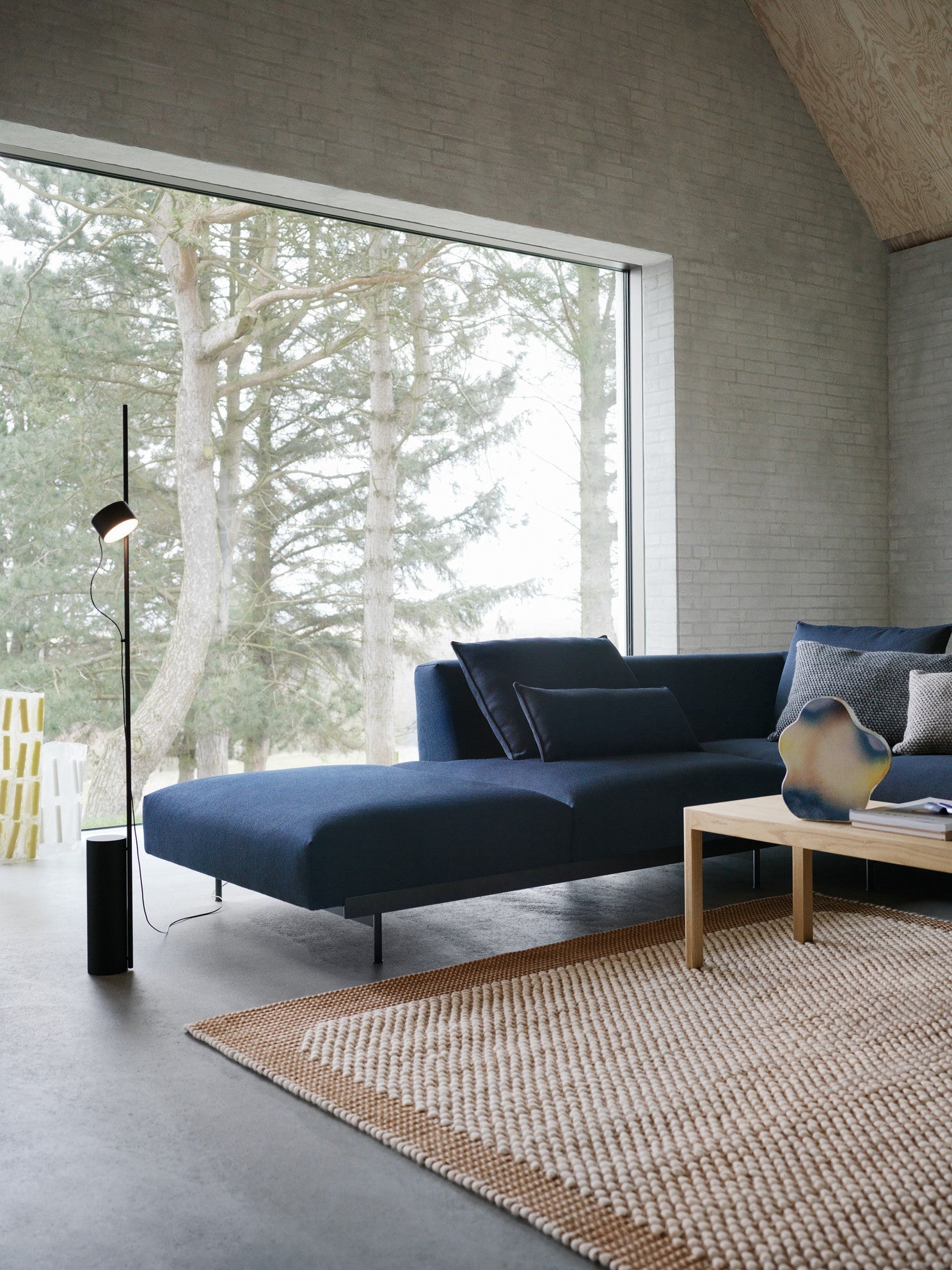 TAPijt PEBBLE oranje met beige