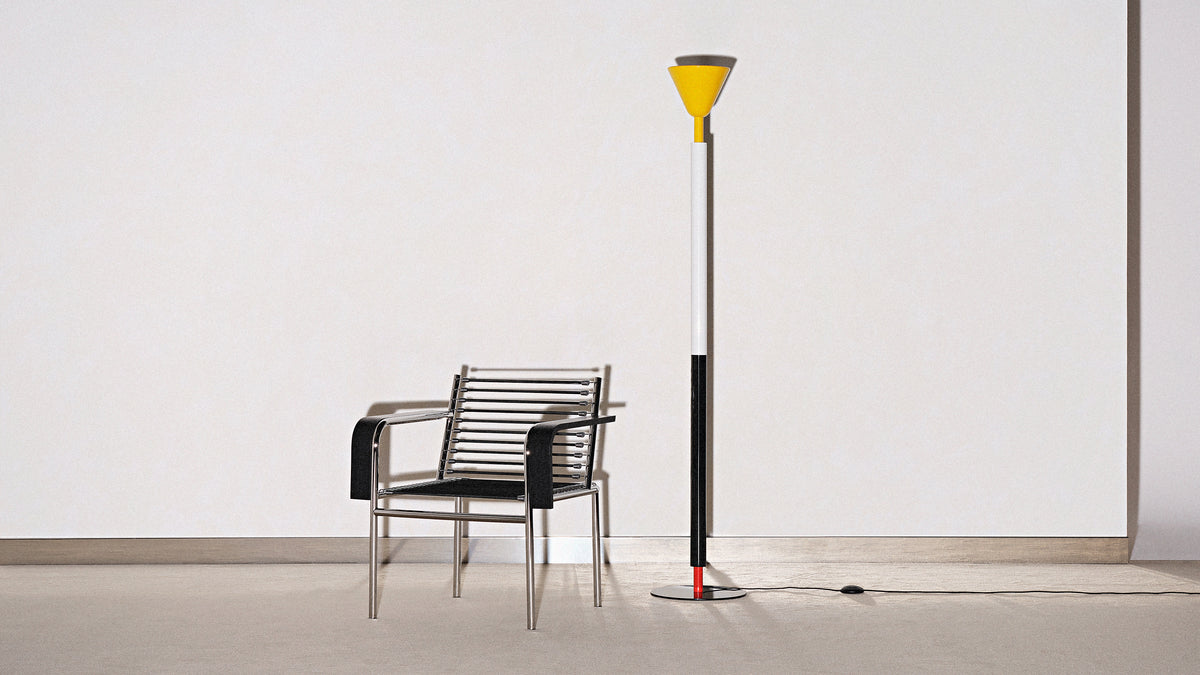 Zwarte SANDOWS fauteuil met stalen basis