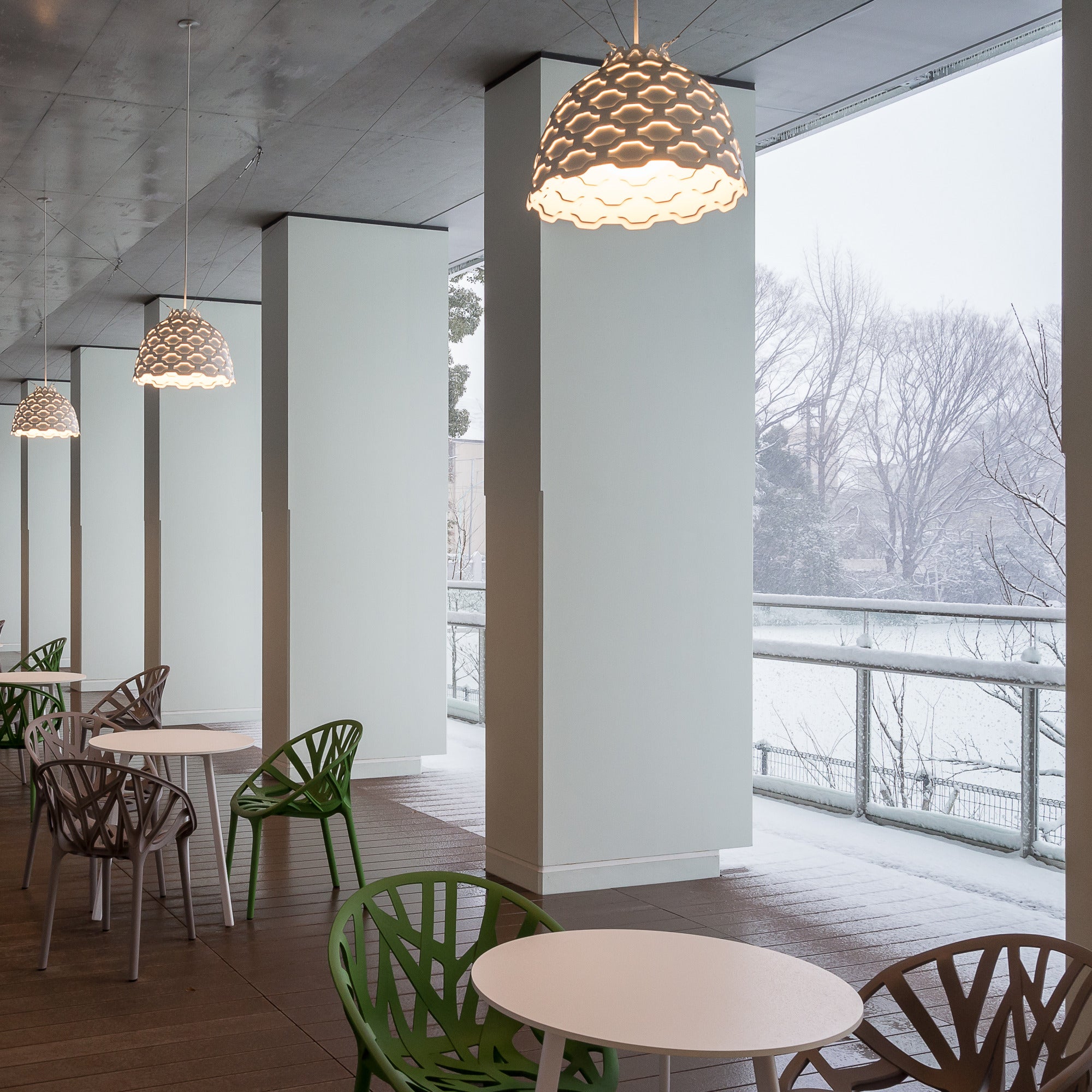 Pendelleuchte LC SHUTTERS weiß