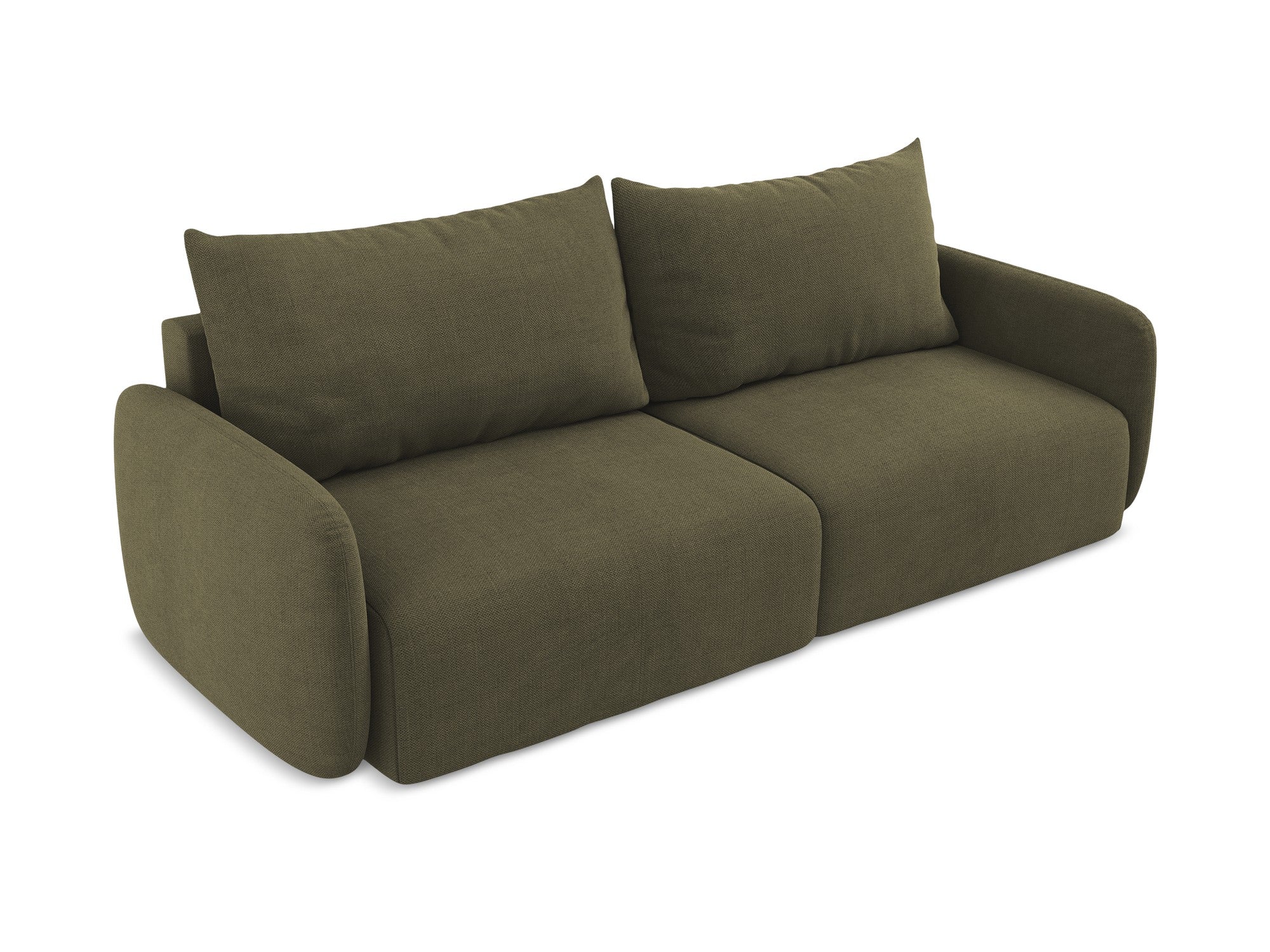 3-Seater Sofa with Sleeping Function KALENA Olive