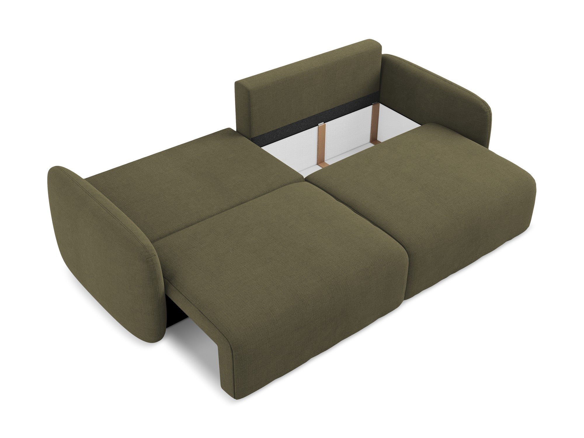 3-Seater Sofa with Sleeping Function KALENA Olive