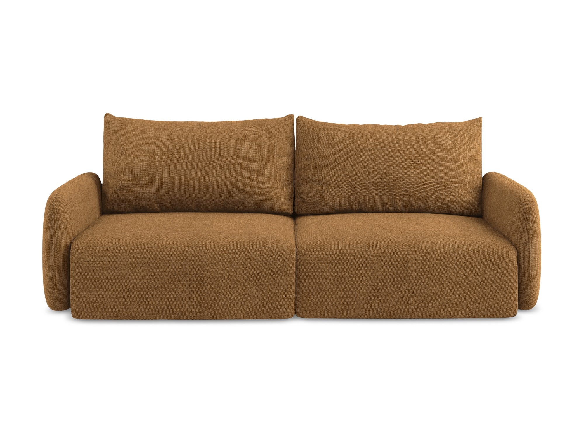 Sofa 3-zits met slaapfunctie KALENA terracotta