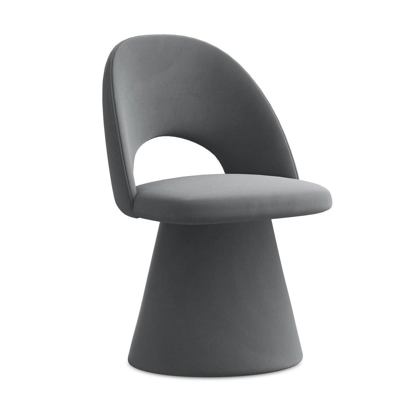 Velvet Chair KALO Steel Gray