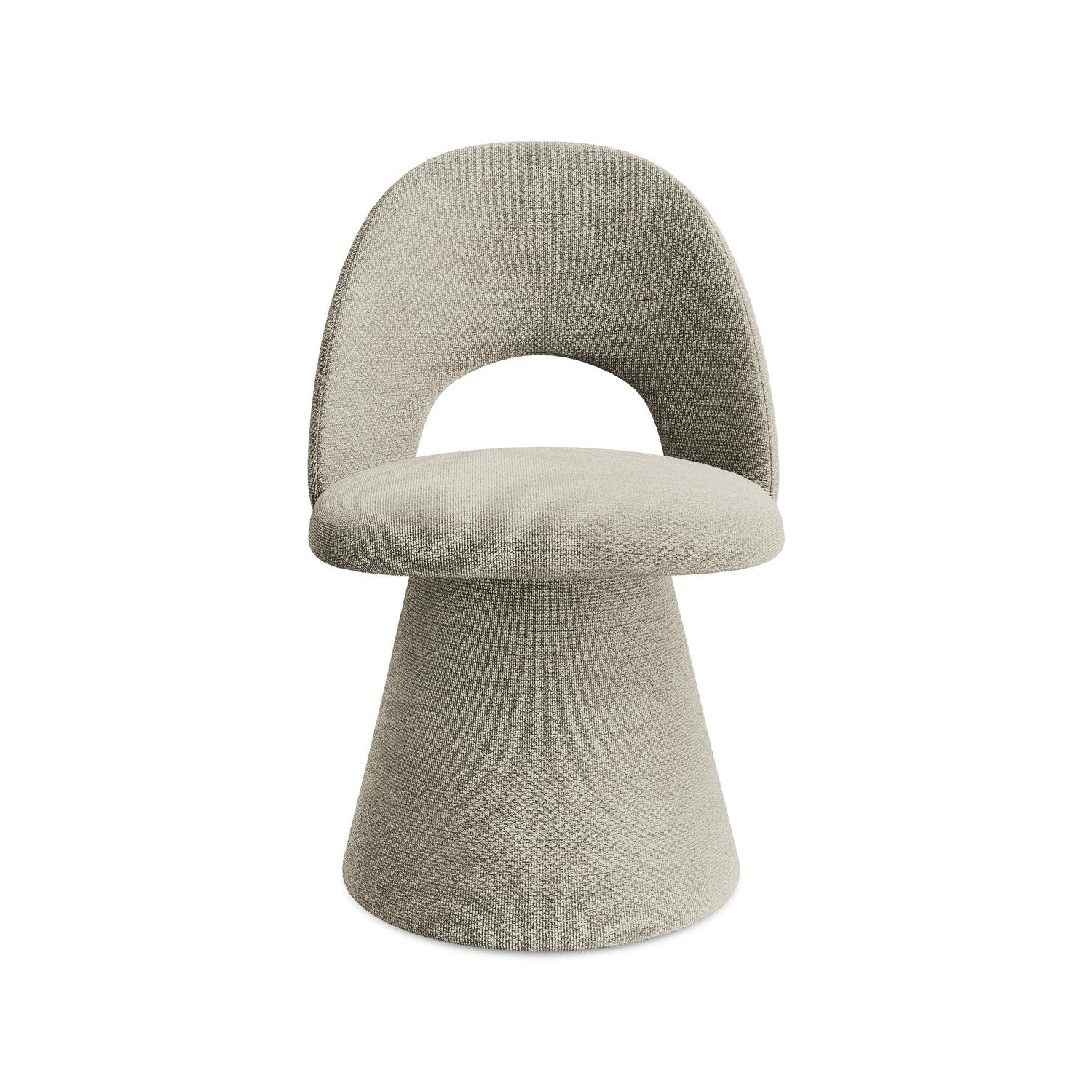 KALO chair in taupe boucle