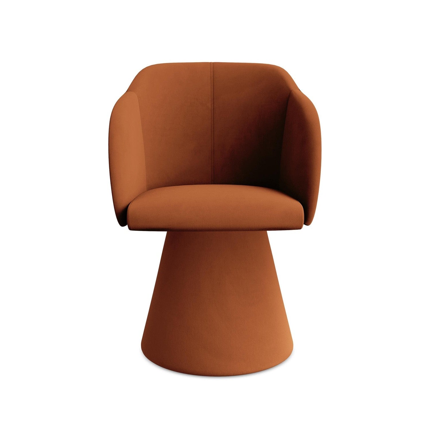 Velvet Chair KANOA Terracotta