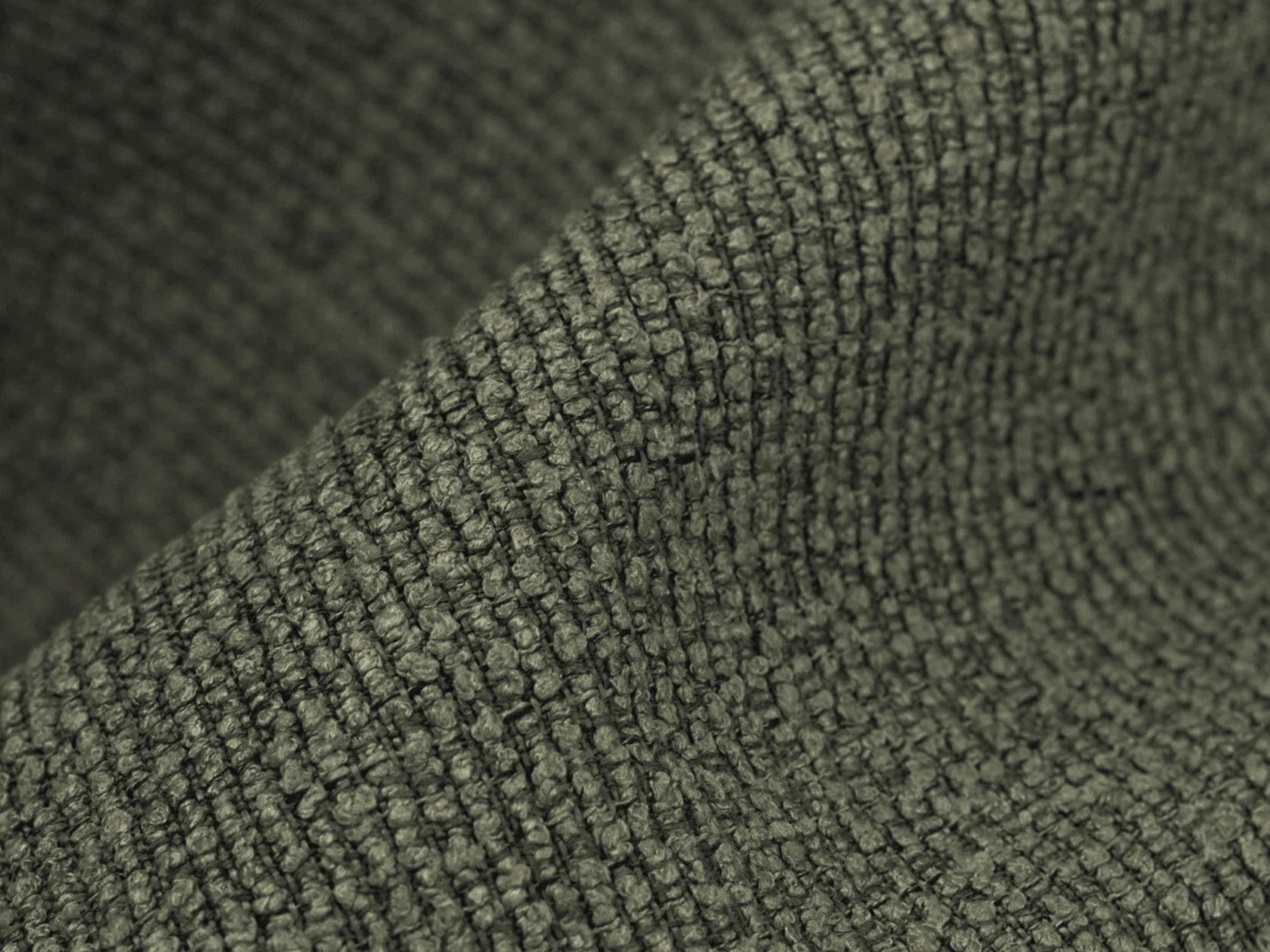 KANOA stoel olijfgroene boucle