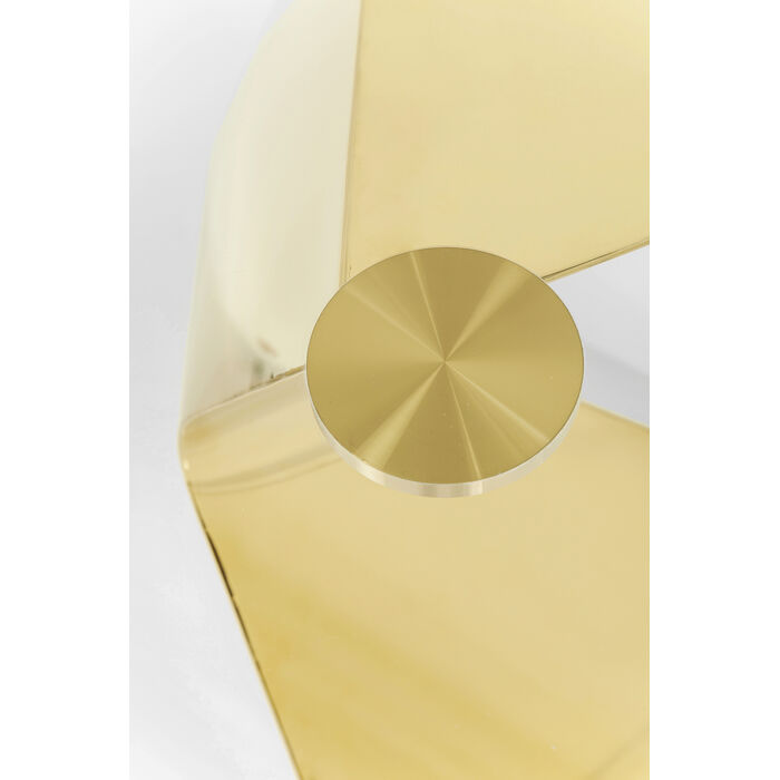 Glazen console GLORIA goud