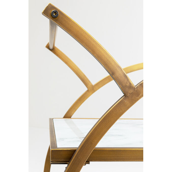 Wózek barowy LOFT złoty