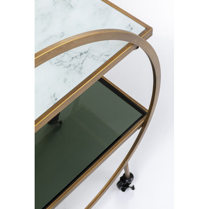 Wózek barowy LOFT złoty