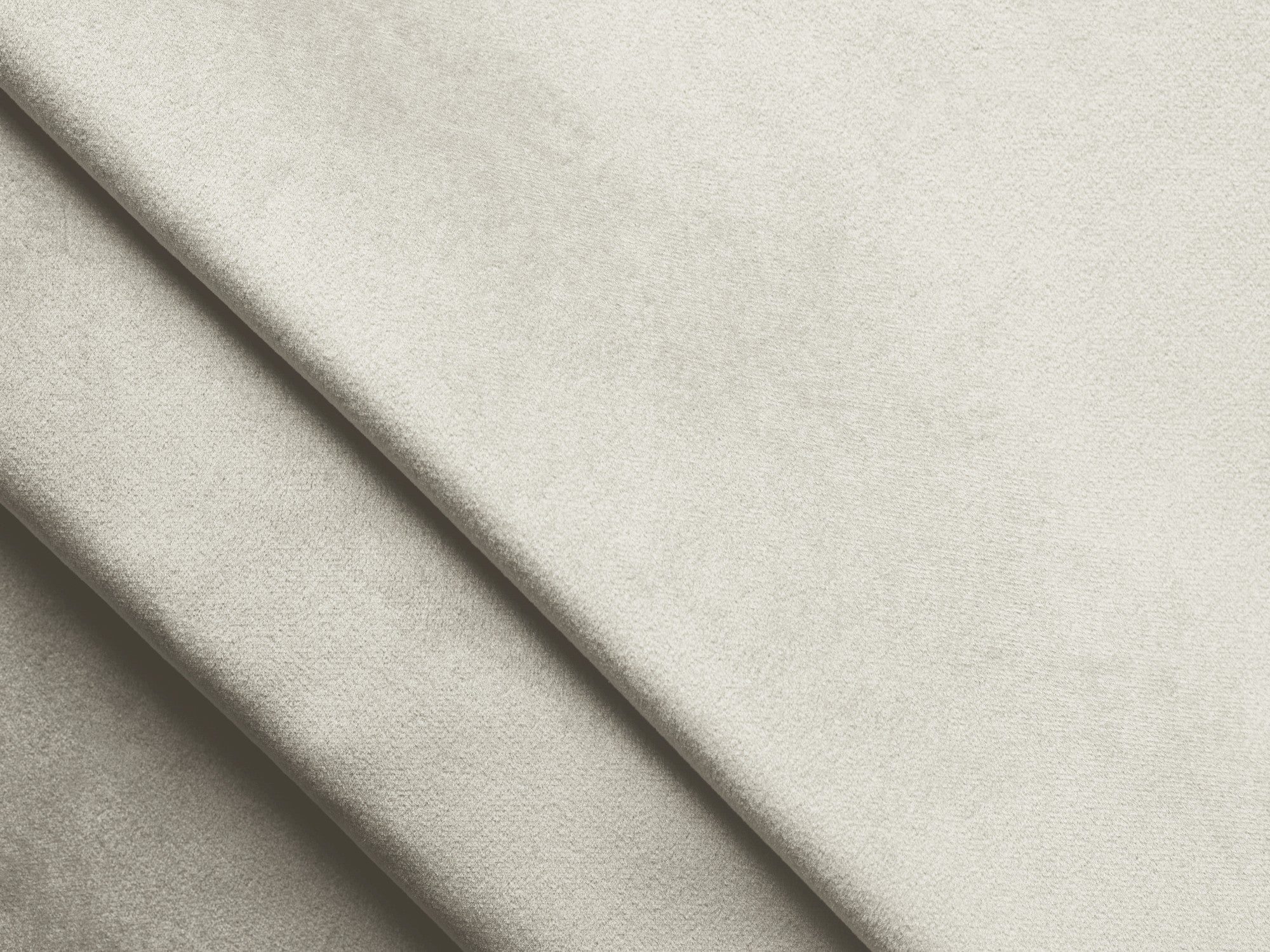 Fluwelen hoekbank rechts met slaapfunctie KONA lichtbeige