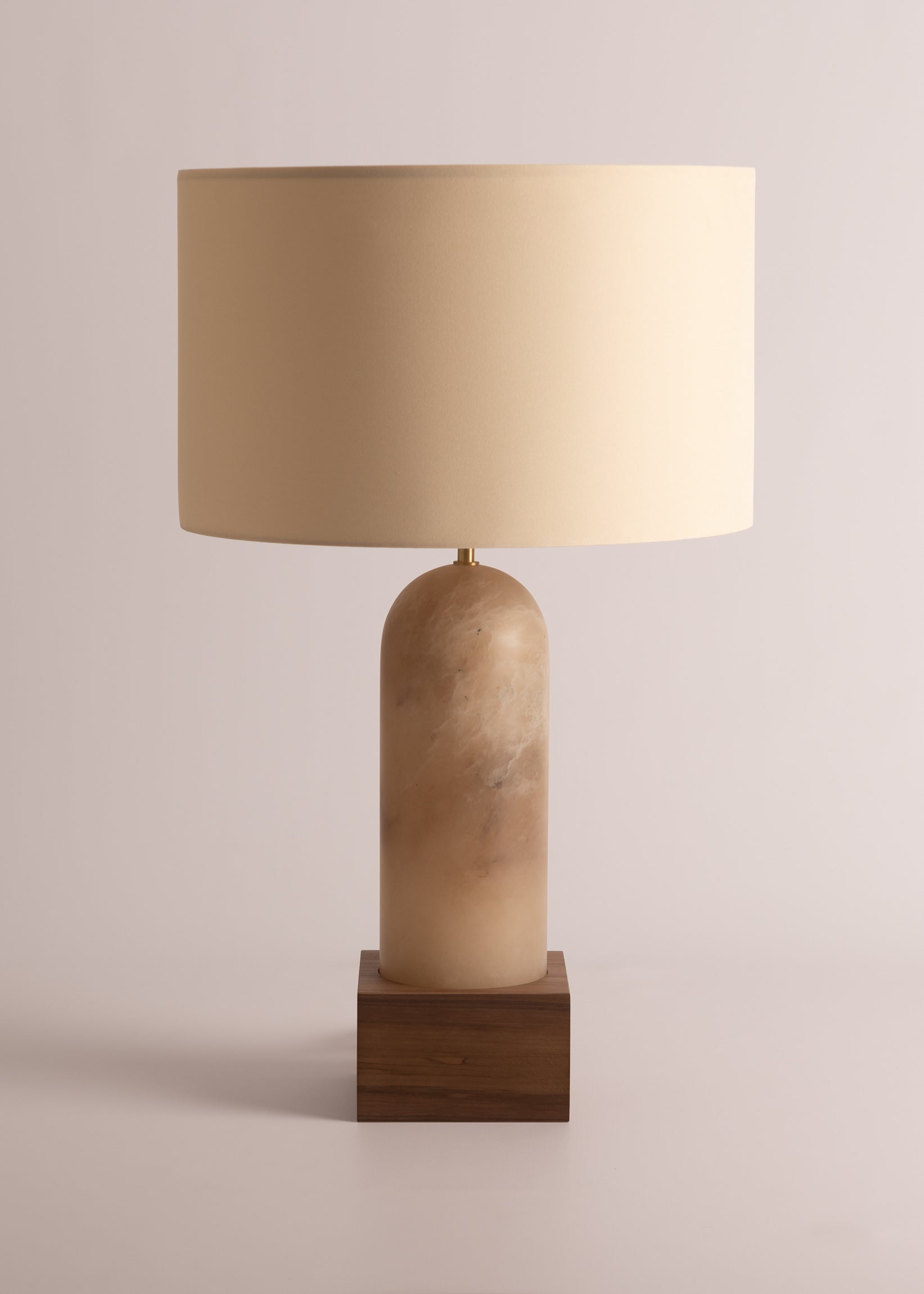 Tischlampe PURA KELO dunkelbeige Alabaster