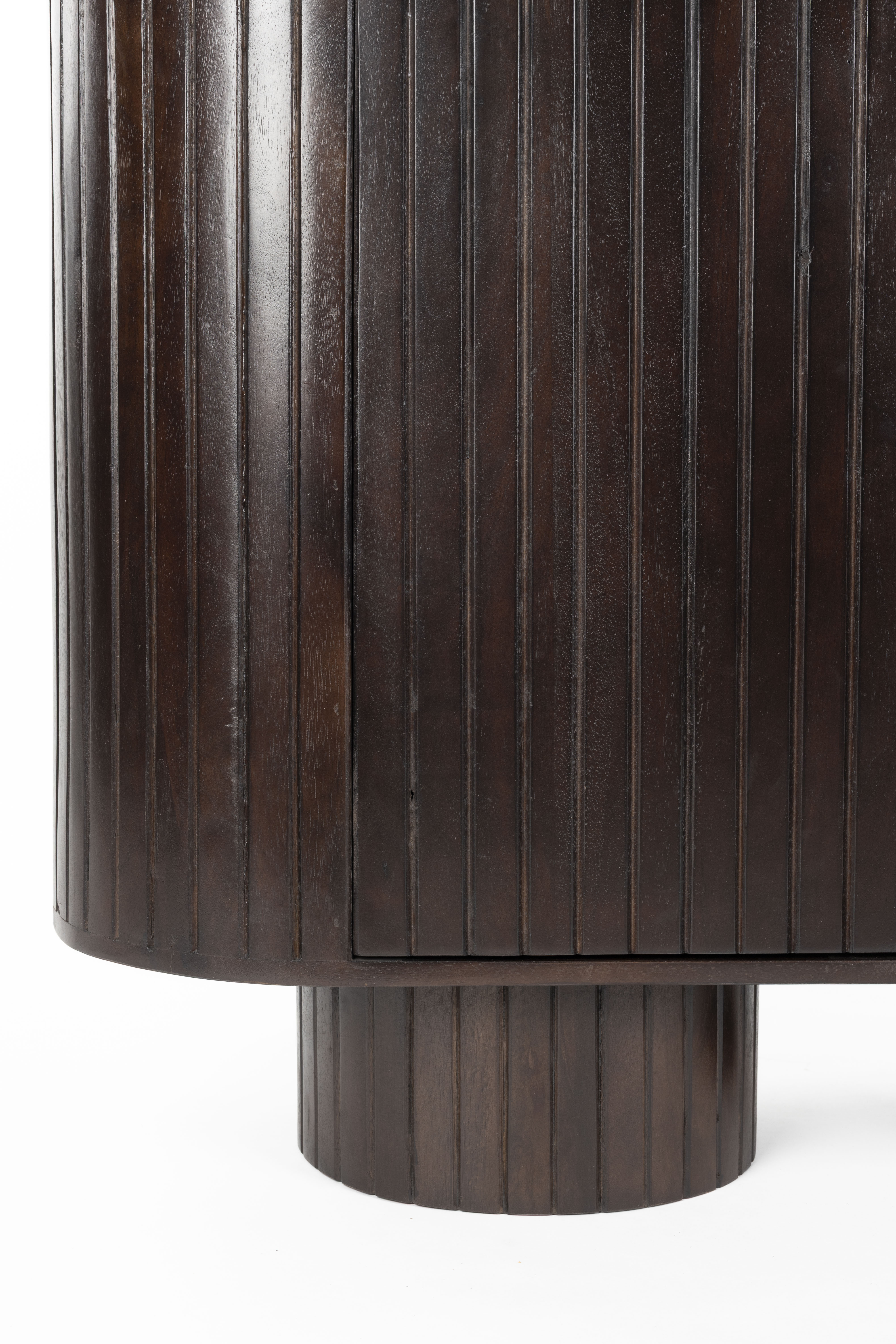 Kenji cabinet dark brown mango wood