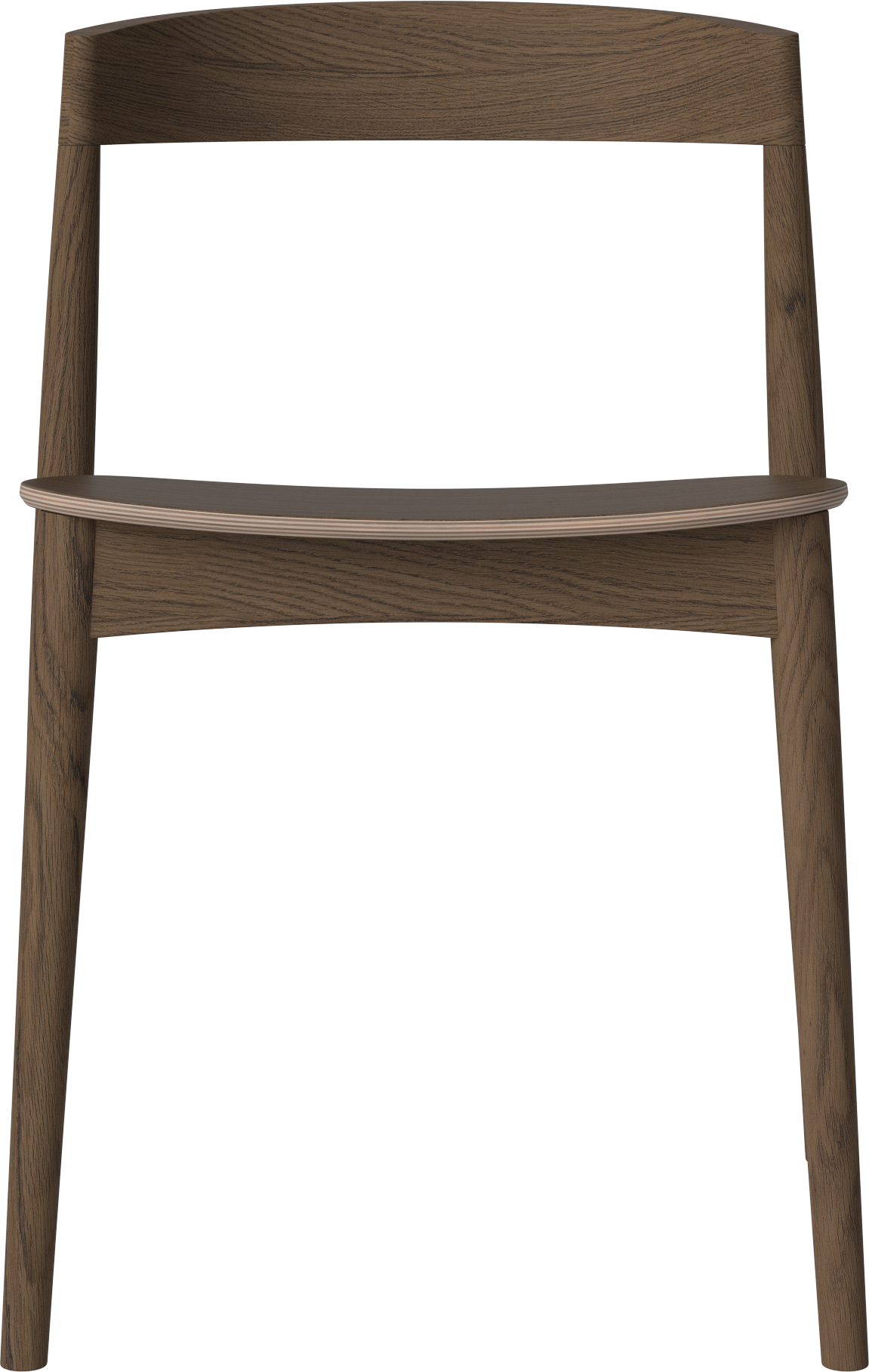 Stoel KITE donker eikenhout