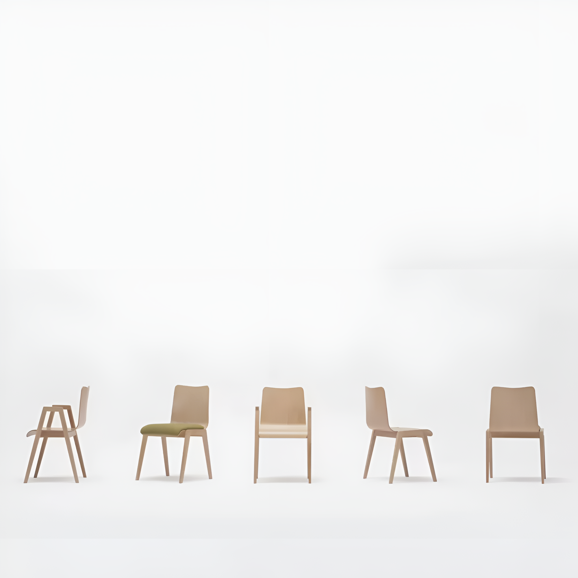 LINK houten fauteuil met armleuningen