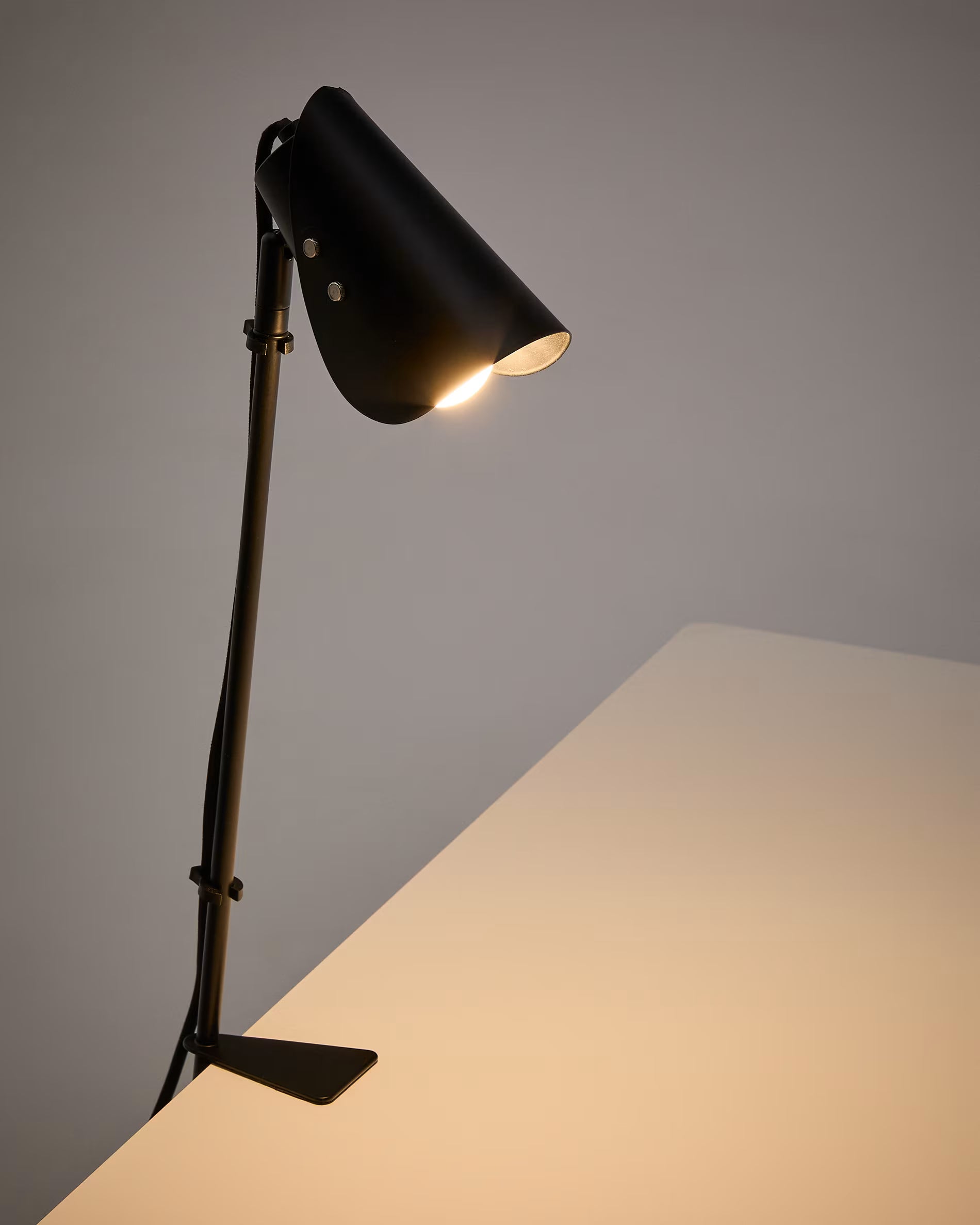 Bureau lamp met klem JULA zwart