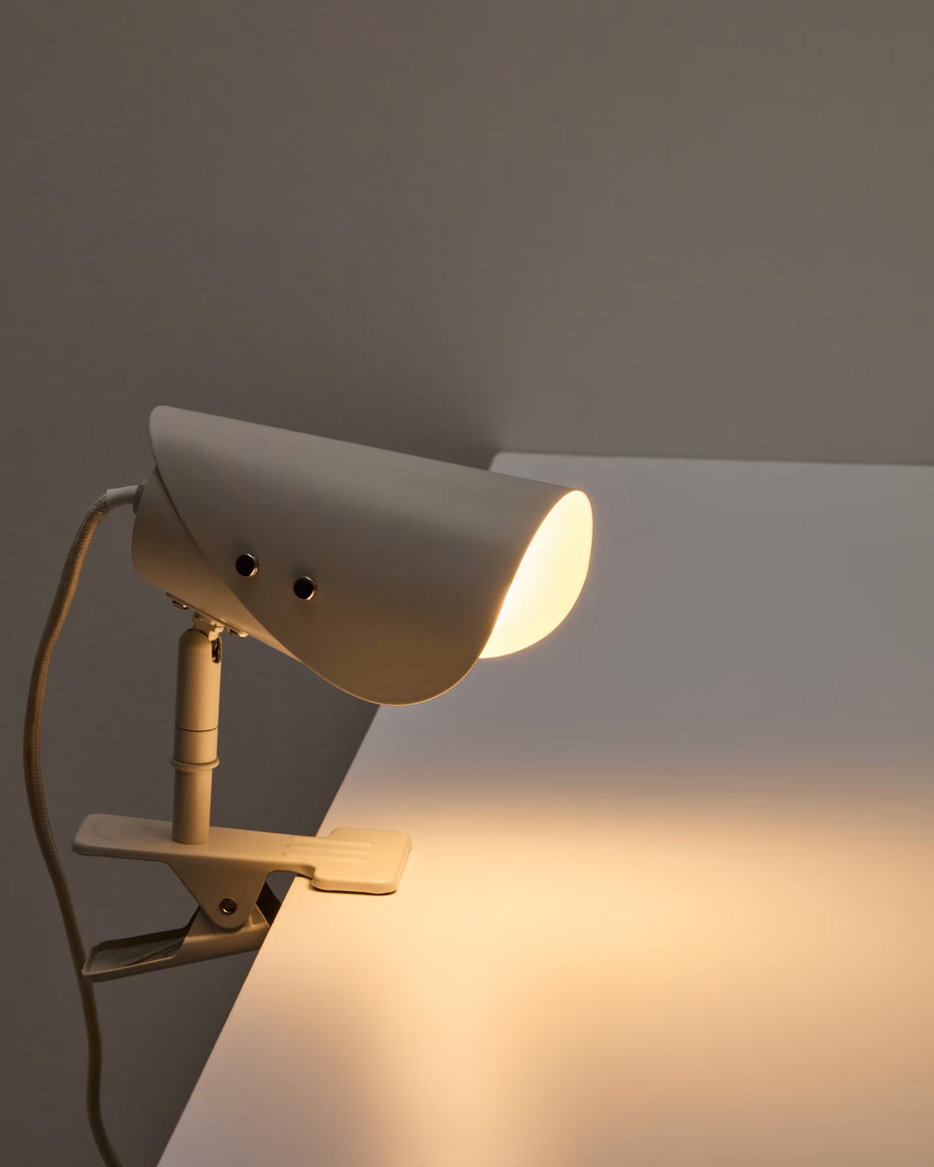 Desk lamp with clip JULA gray