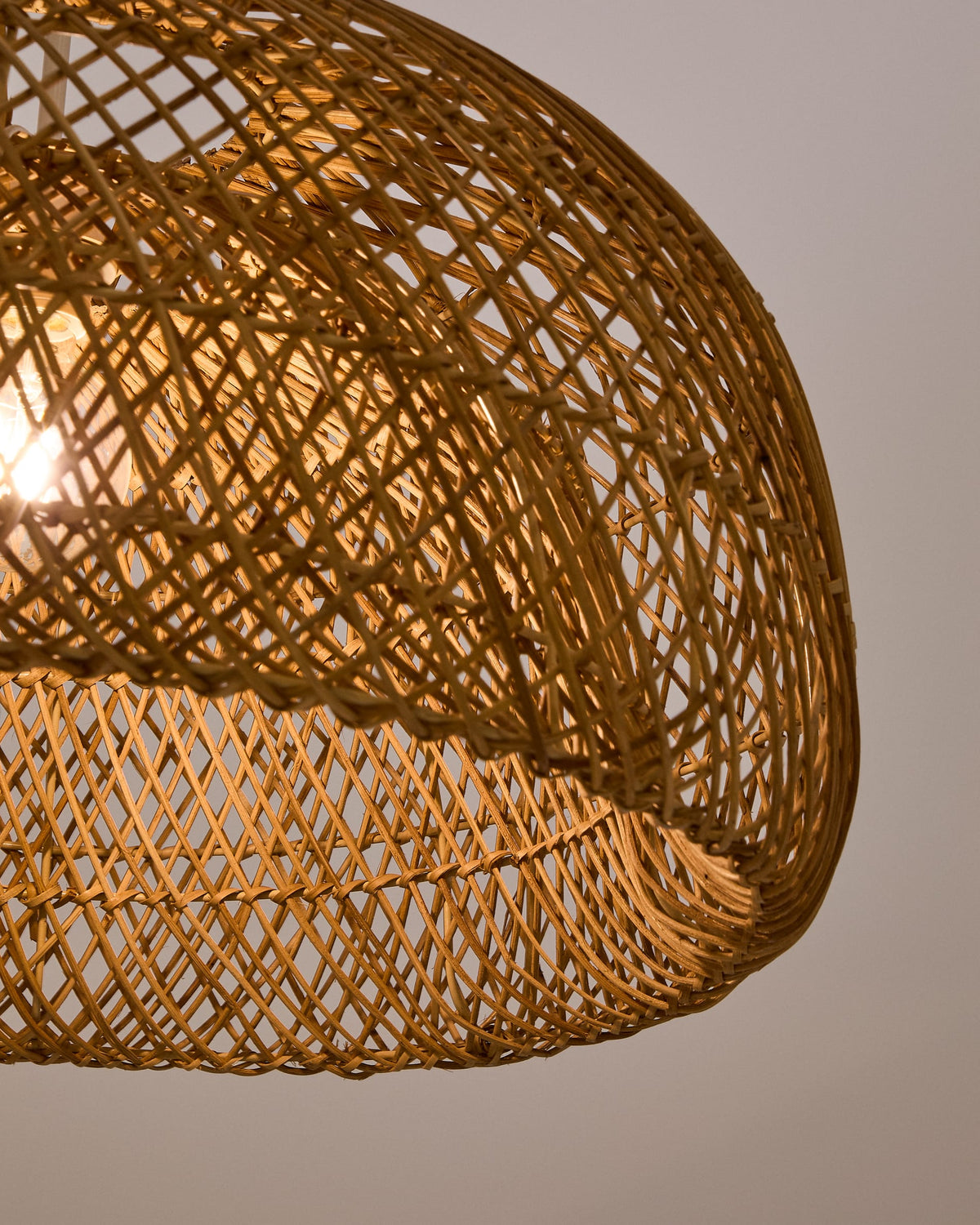 Abażur ISORA naturalny rattan – ujęcie 3