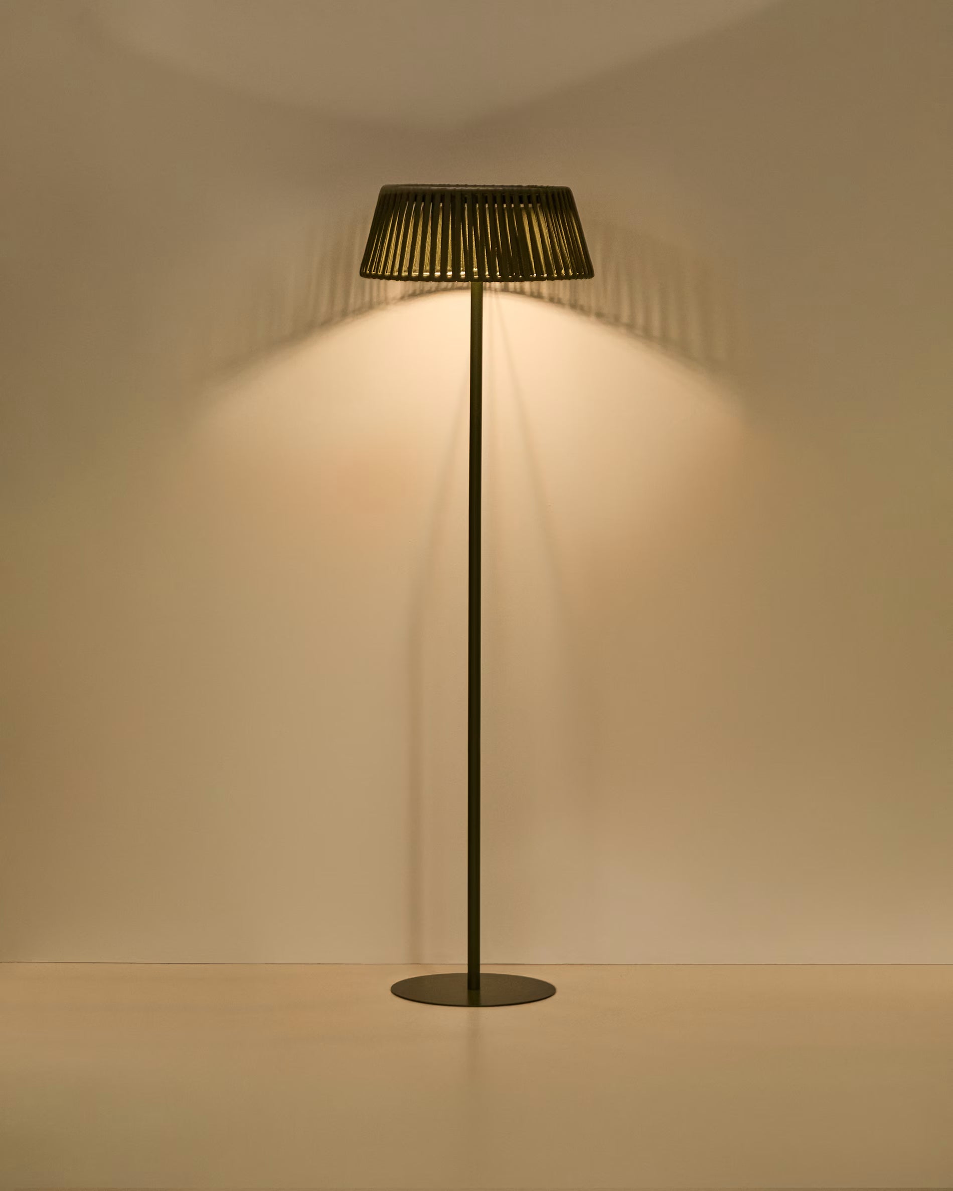 Solar-Stehlampe ALDET grün