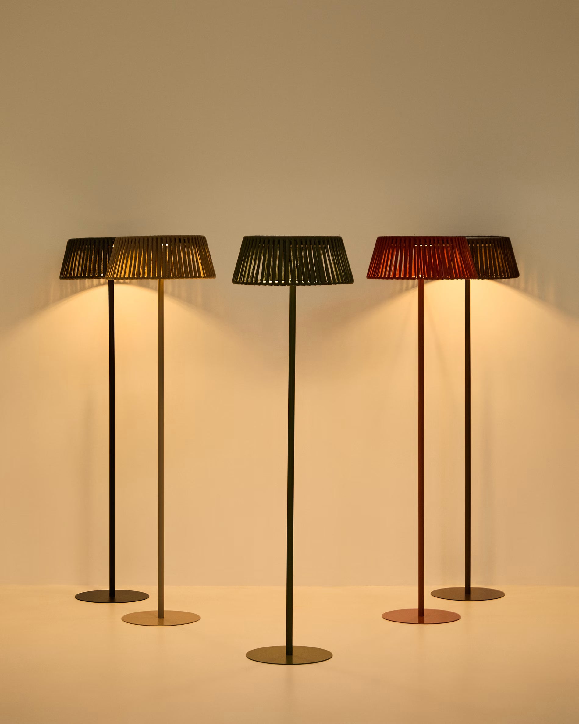 Solar-Stehlampe ALDET grün