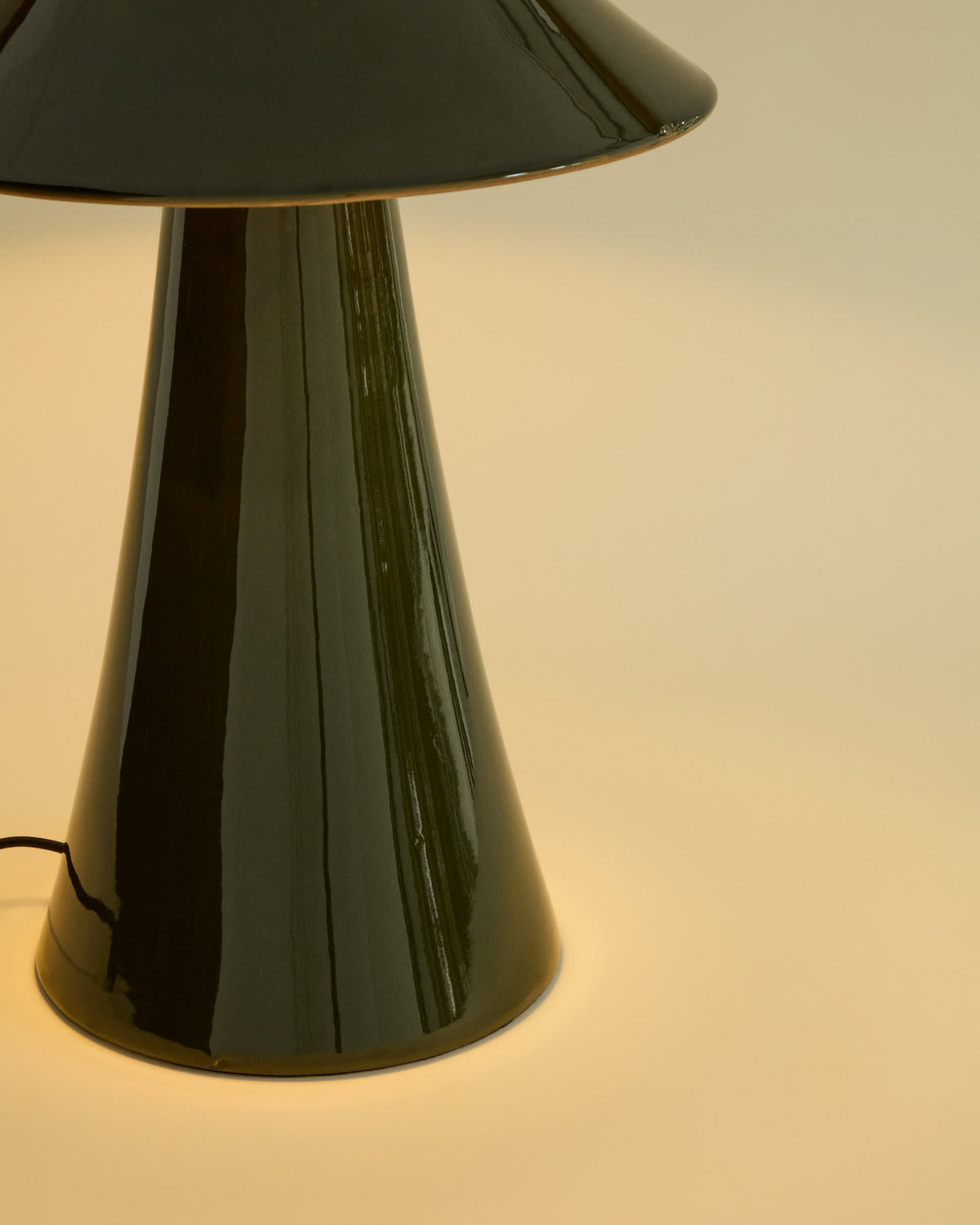 Lampa stołowa CEREN zielony ceramika – ujęcie 8