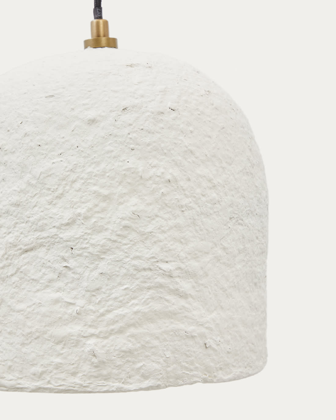Lampa wisząca CALVIA biały papier mâché – ujęcie 5