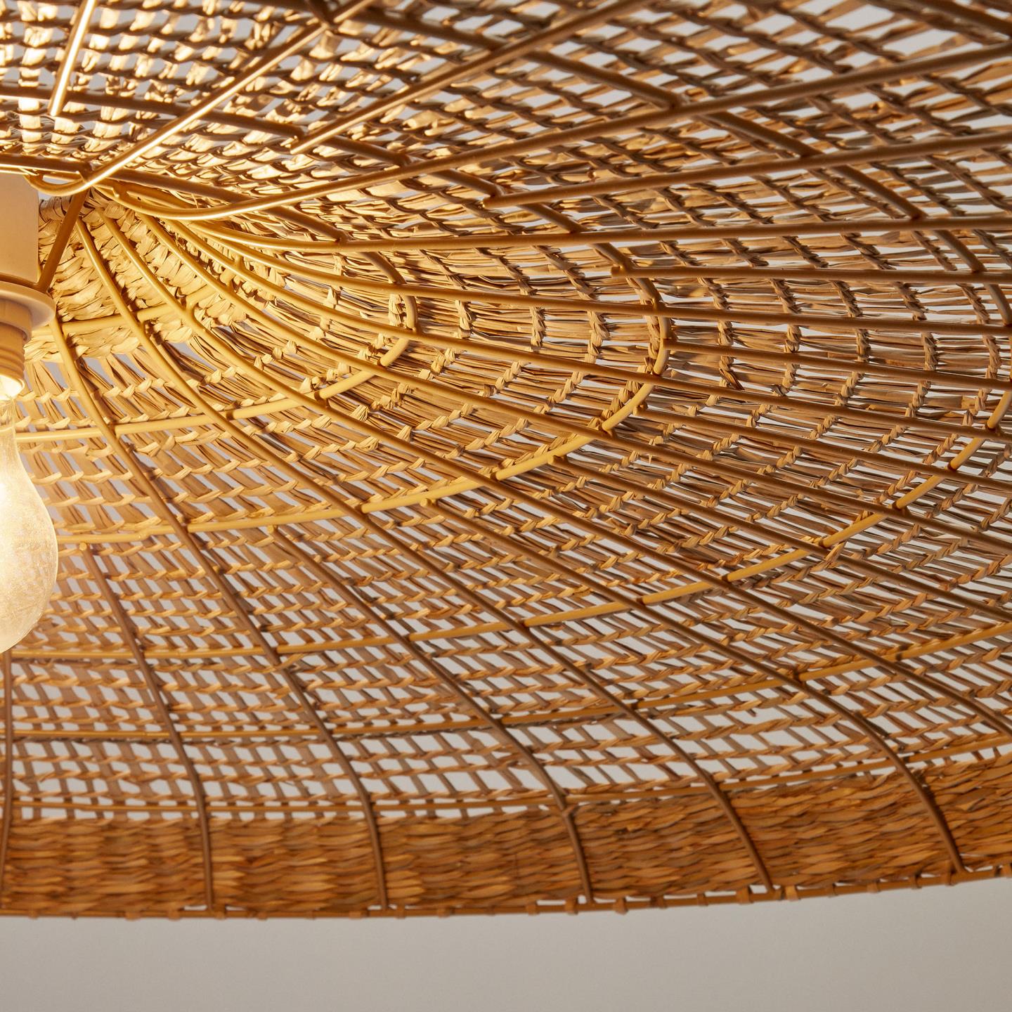 Lampa wisząca CRUILLES trawa morska La Forma    Eye on Design