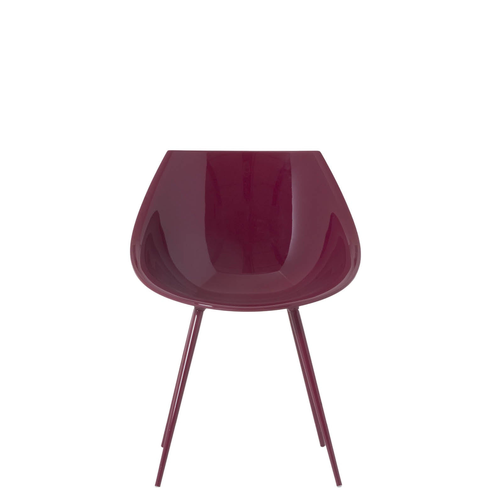 Krzesło LAGÒ burgundowy – Driade