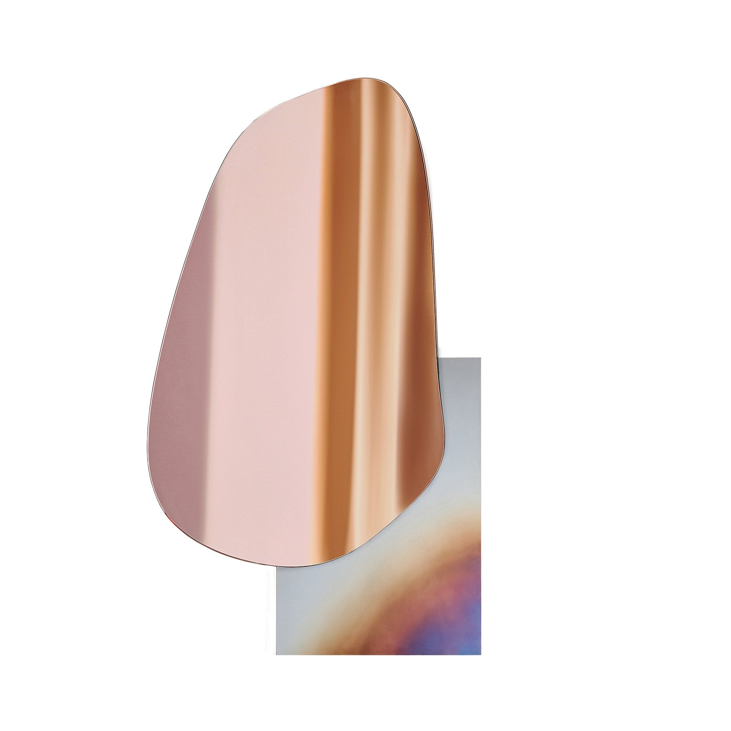 Lustro LAKE 3 - LIMITIERTE AUFLAGE opalisiertes Stahl