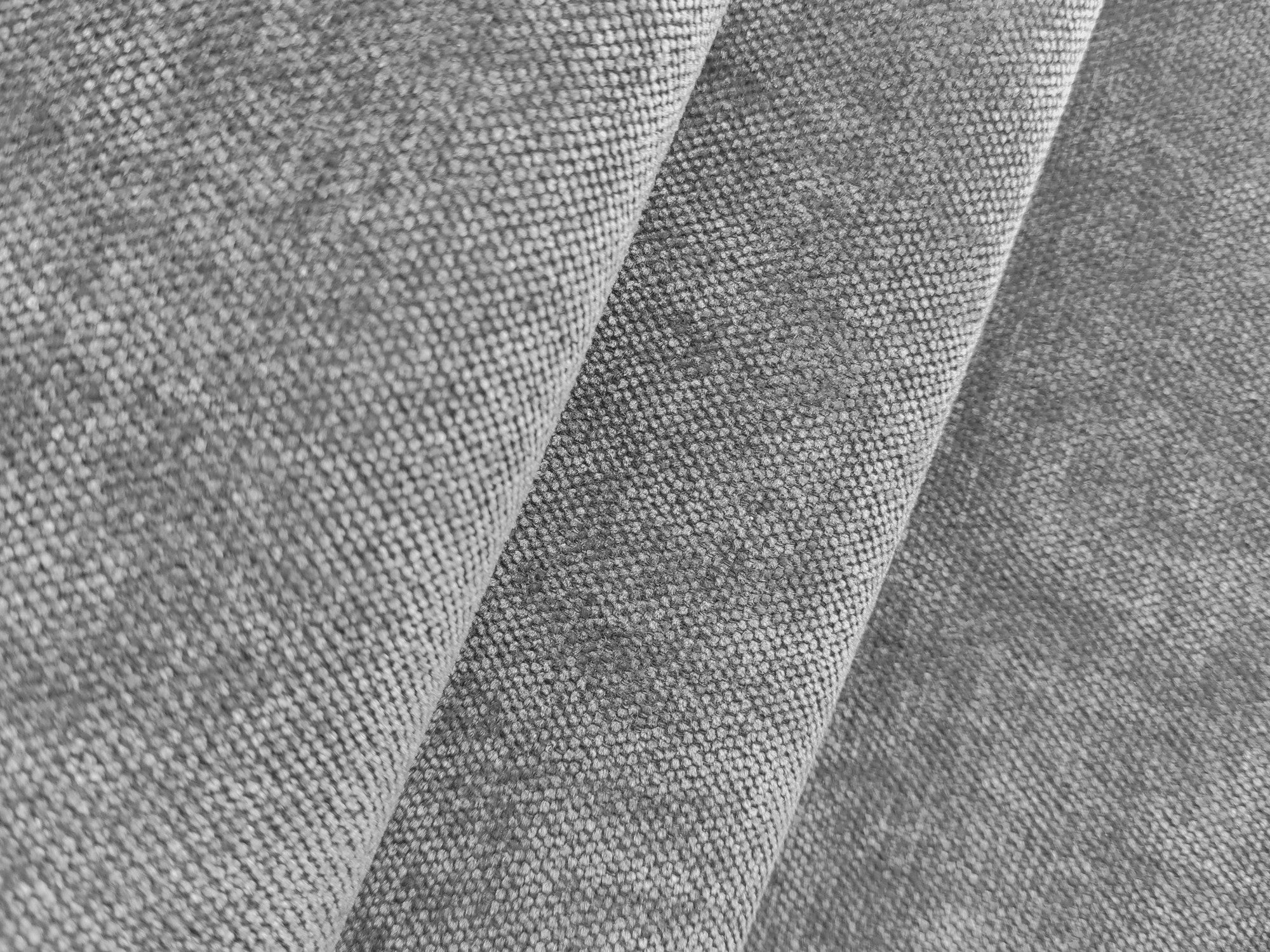 Sofa 3-zits met slaapfunctie LEILA lichtgrijs chenille