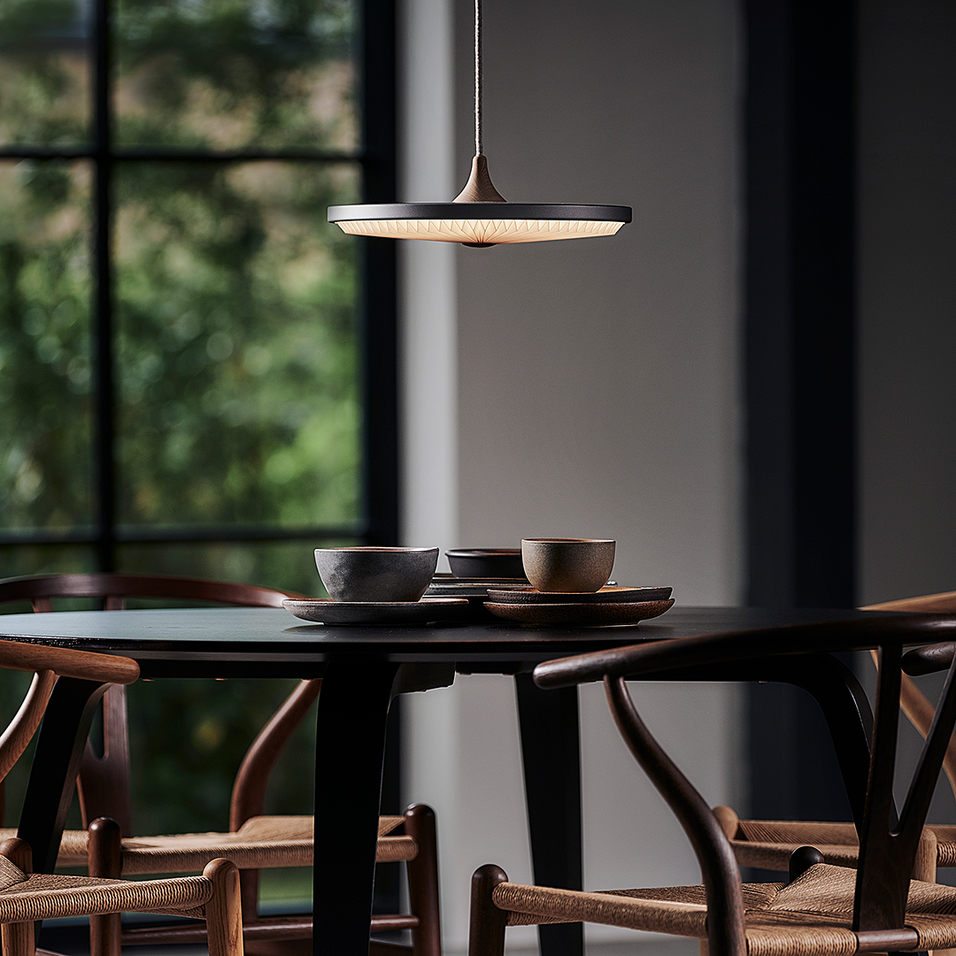 Hanging Lamp MODEL 198 SOLEIL Smoked Oak