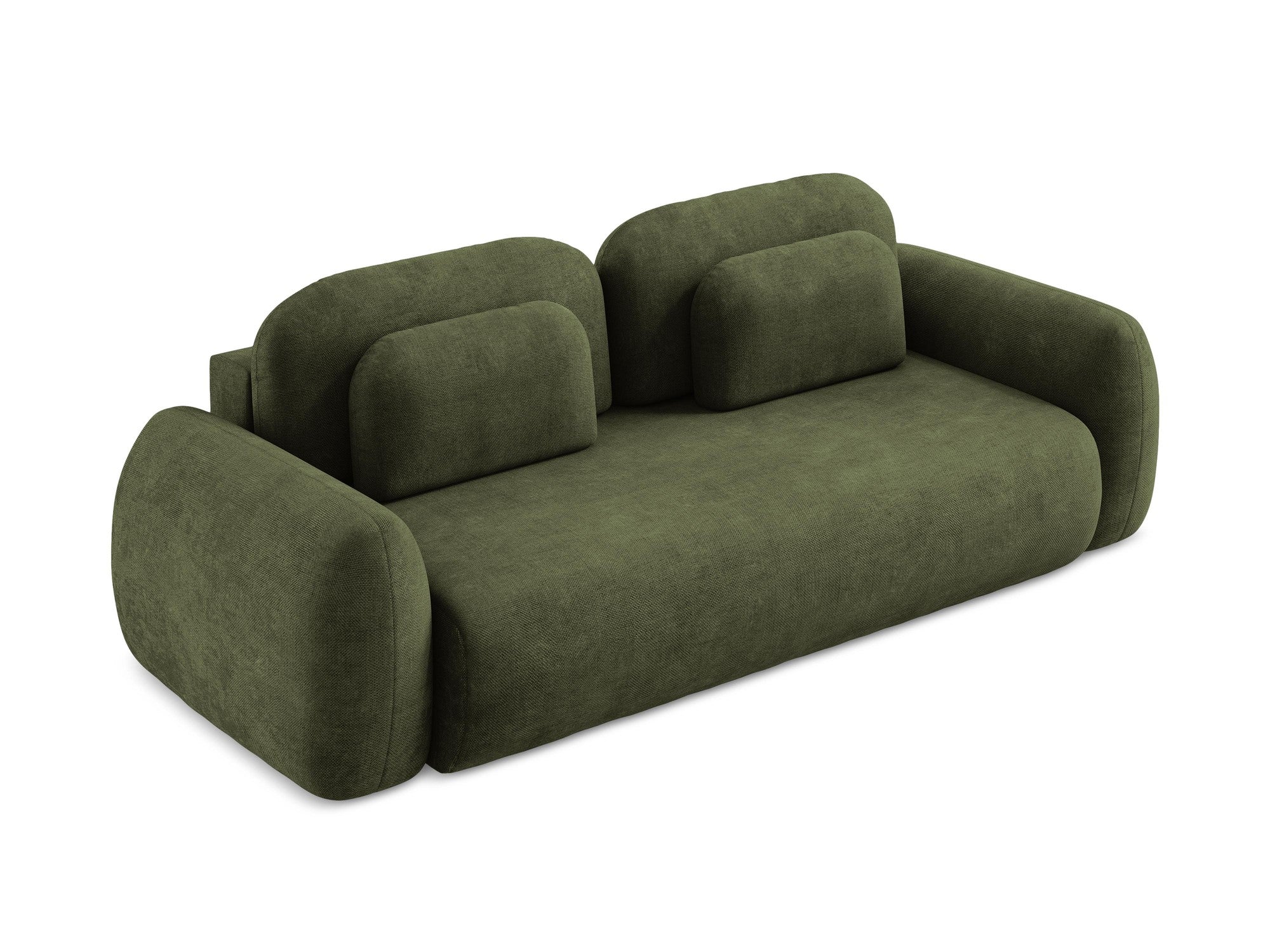 3-Seater Sofa with Sleeping Function LOHI Olive Chenille