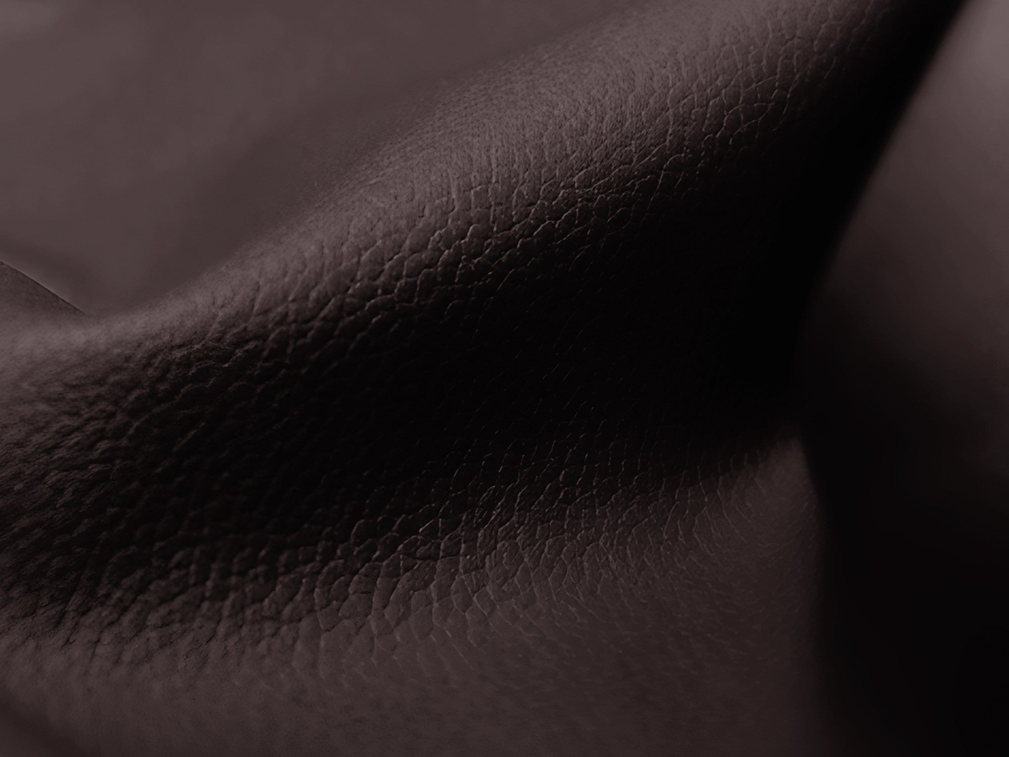 Modulares 2-Sitzer-Sofa LOKUA in pflaumenfarbener Kunstleder