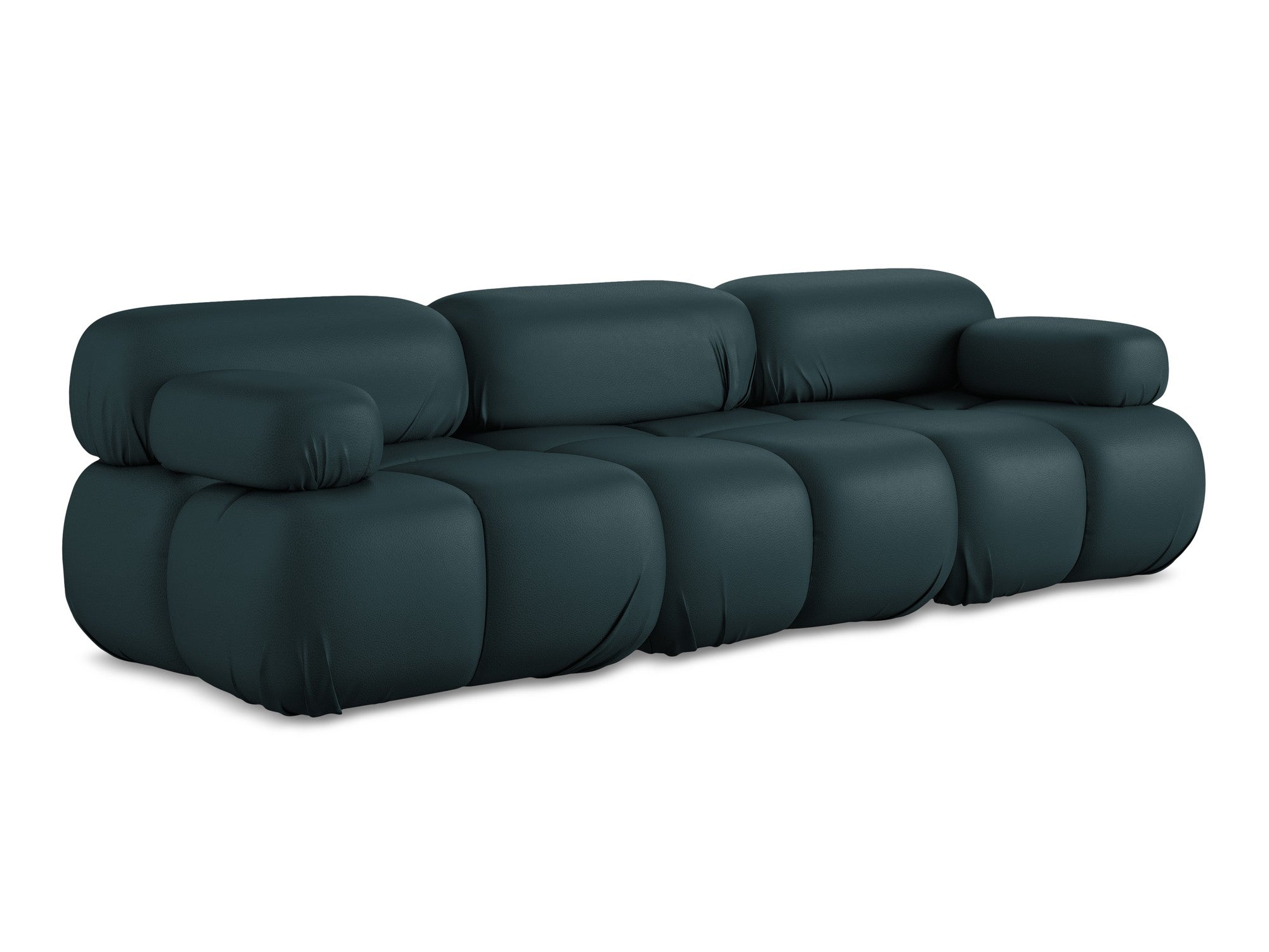 3-seater modular sofa LOKUA in marine eco-leather