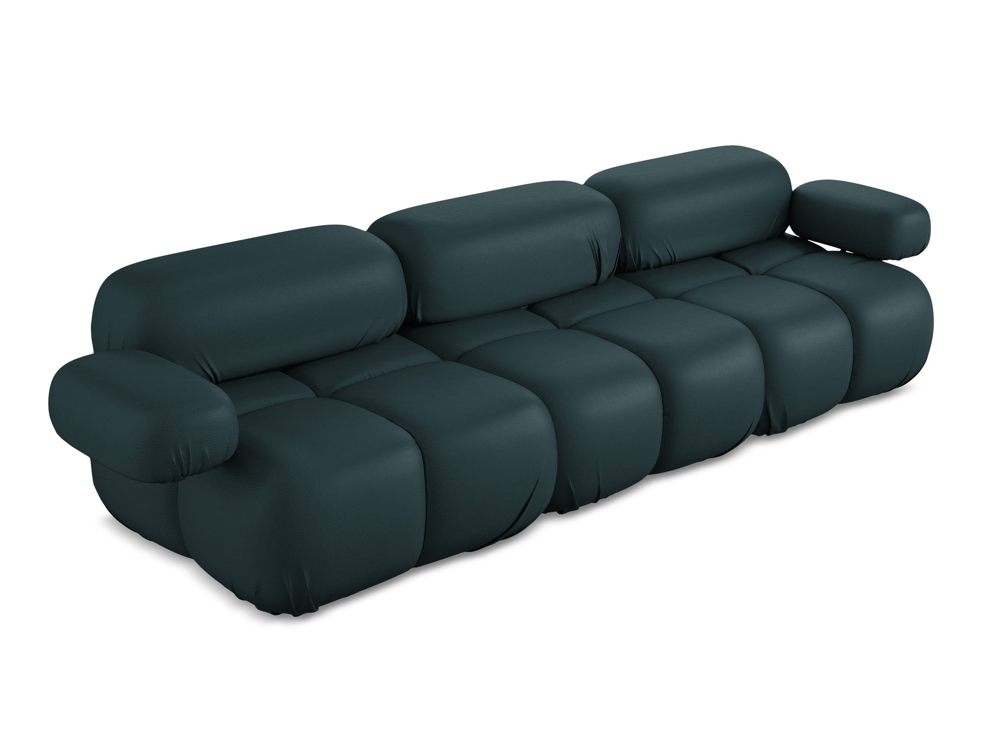 3-seater modular sofa LOKUA in marine eco-leather