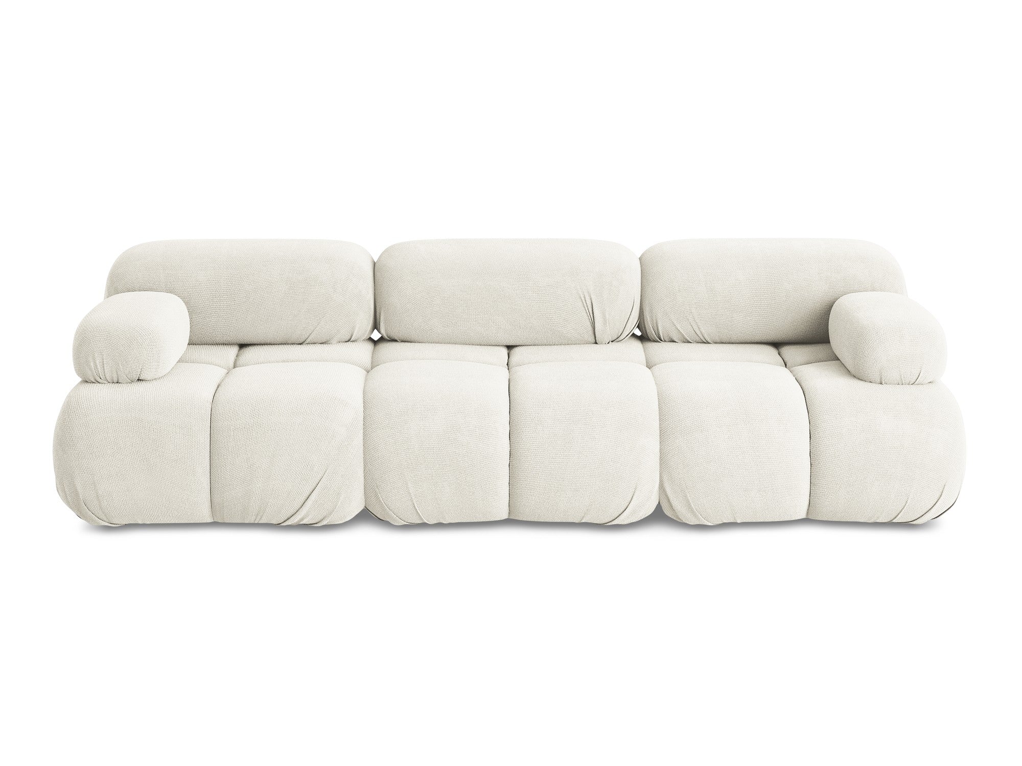 Modulaire 3-zitsbank LOKUA witte chenille