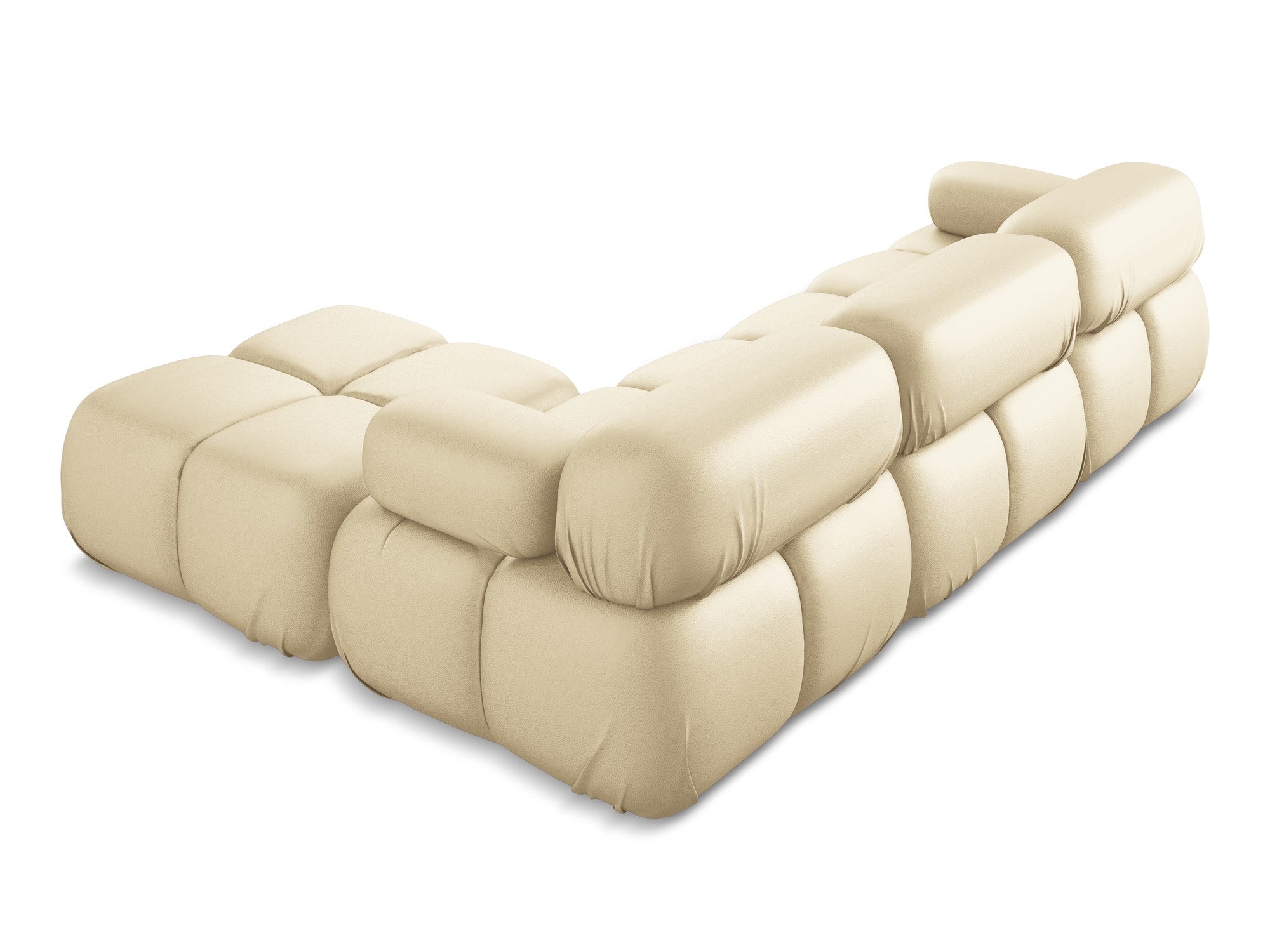 Modularer Ecksofa LOKUA beige Kunstleder