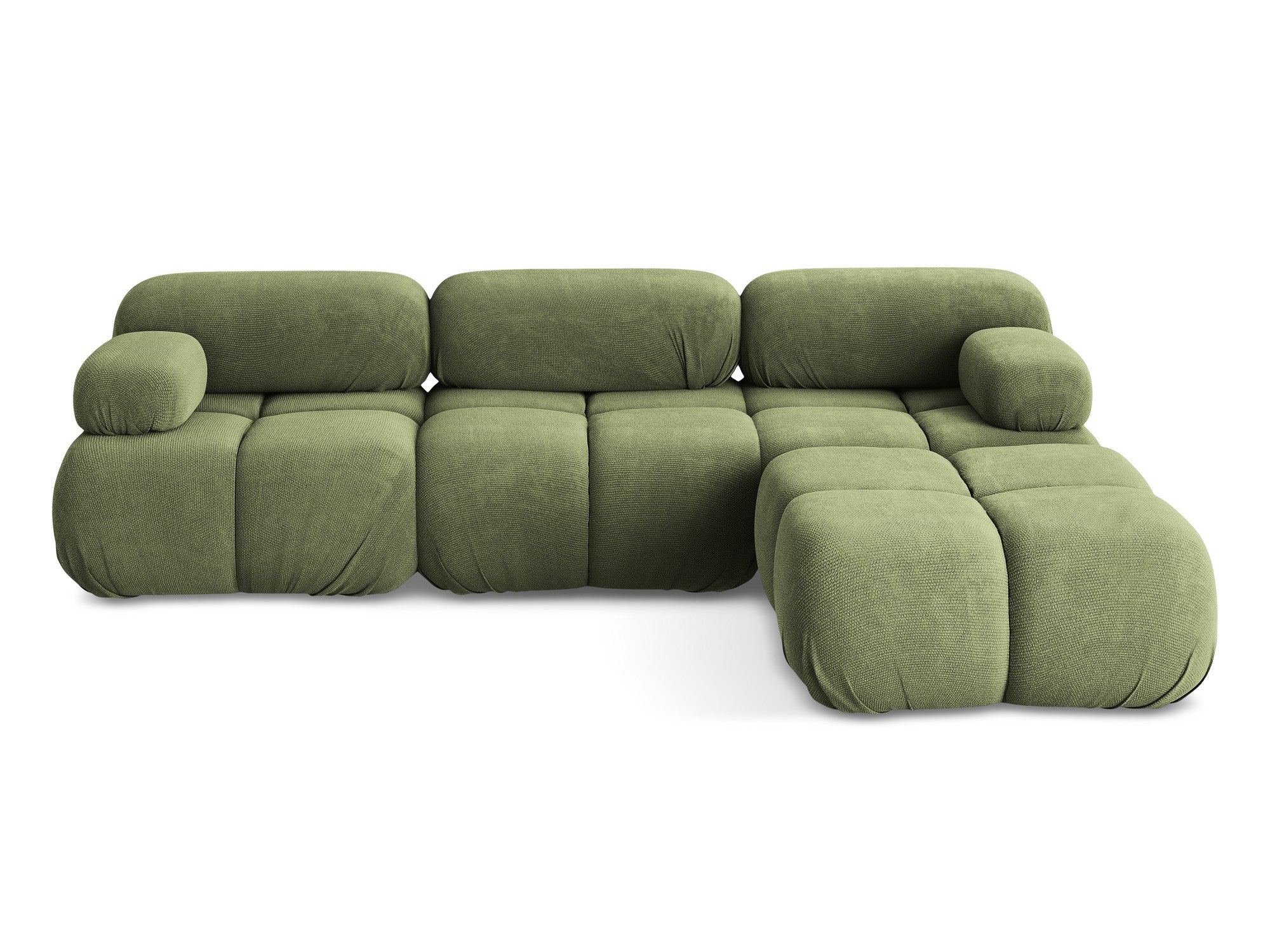 Modularer Universalecksofa LOKUA grün Chenille