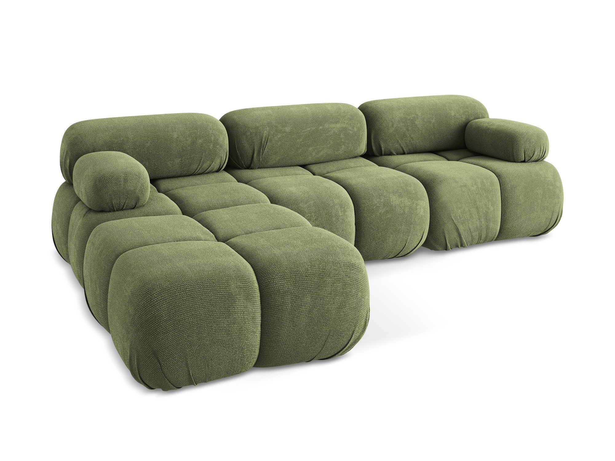 Modularer Universalecksofa LOKUA grün Chenille