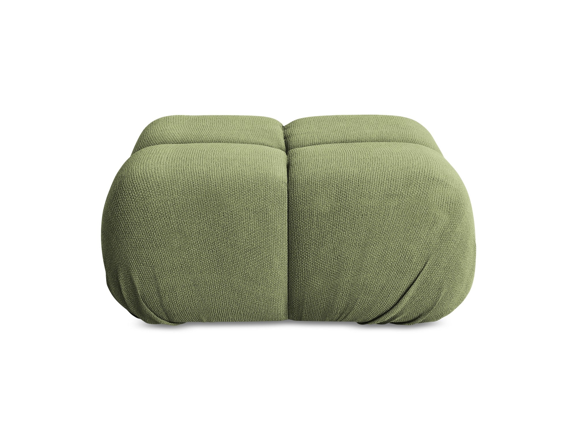 Pouf / Module LOKUA green chenille