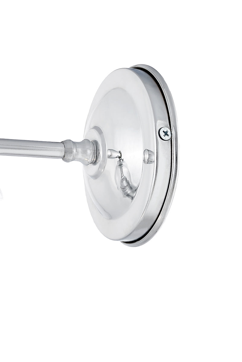 Wandlamp LONGIS I transparant met glanzend chroom