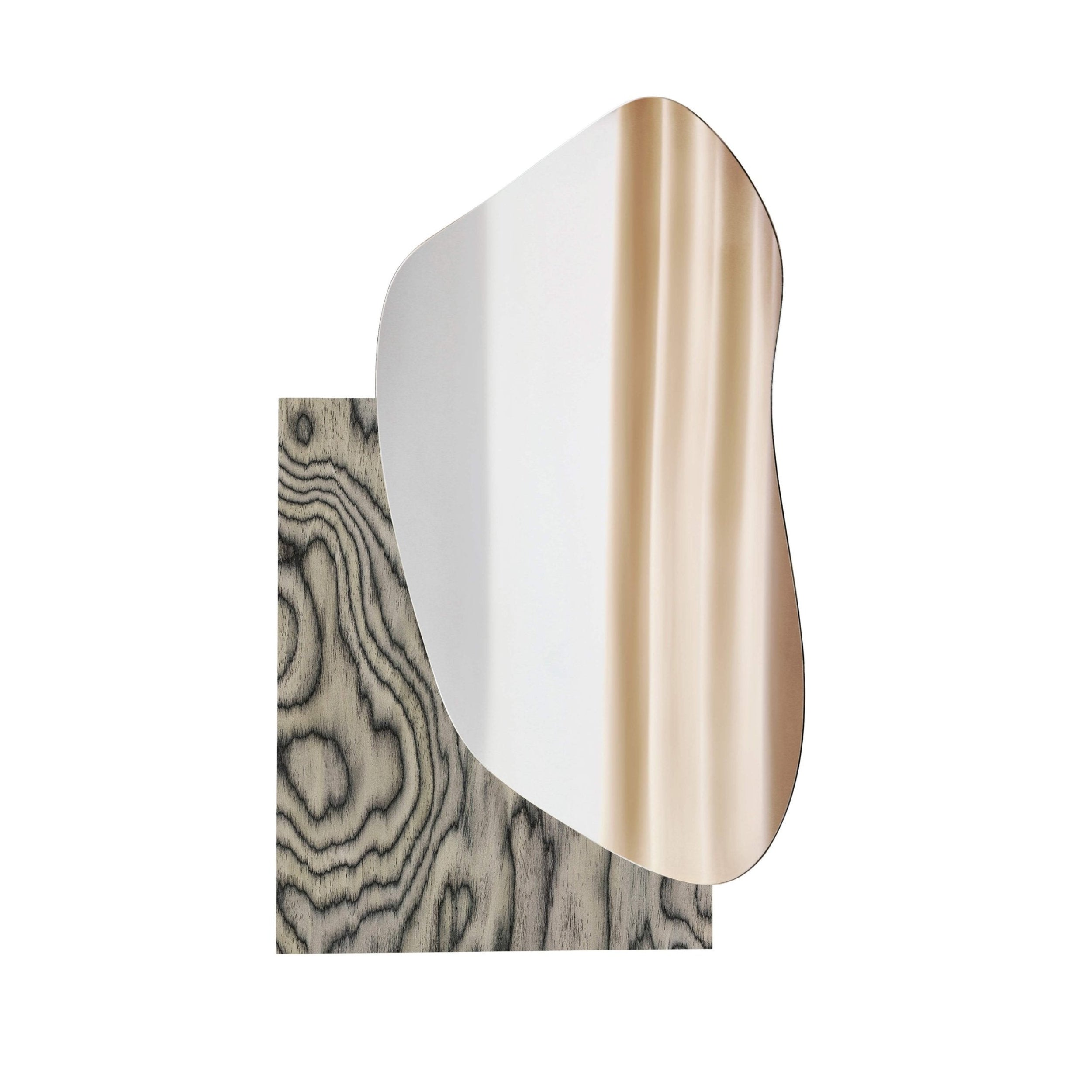 Lustro LAKE 1 ALPI grijs houten fineer