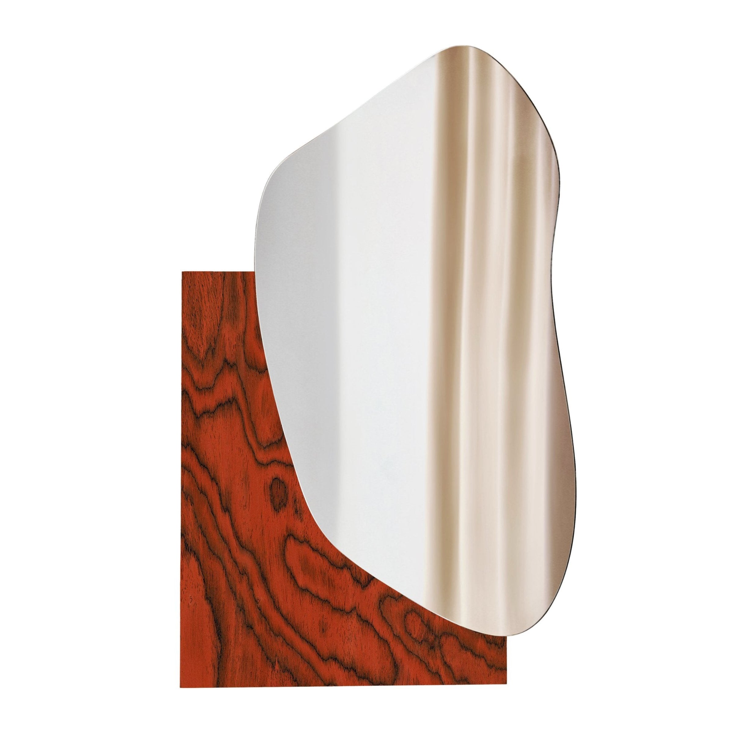 LUSTRO LAKE 1 ALPI red wooden veneer