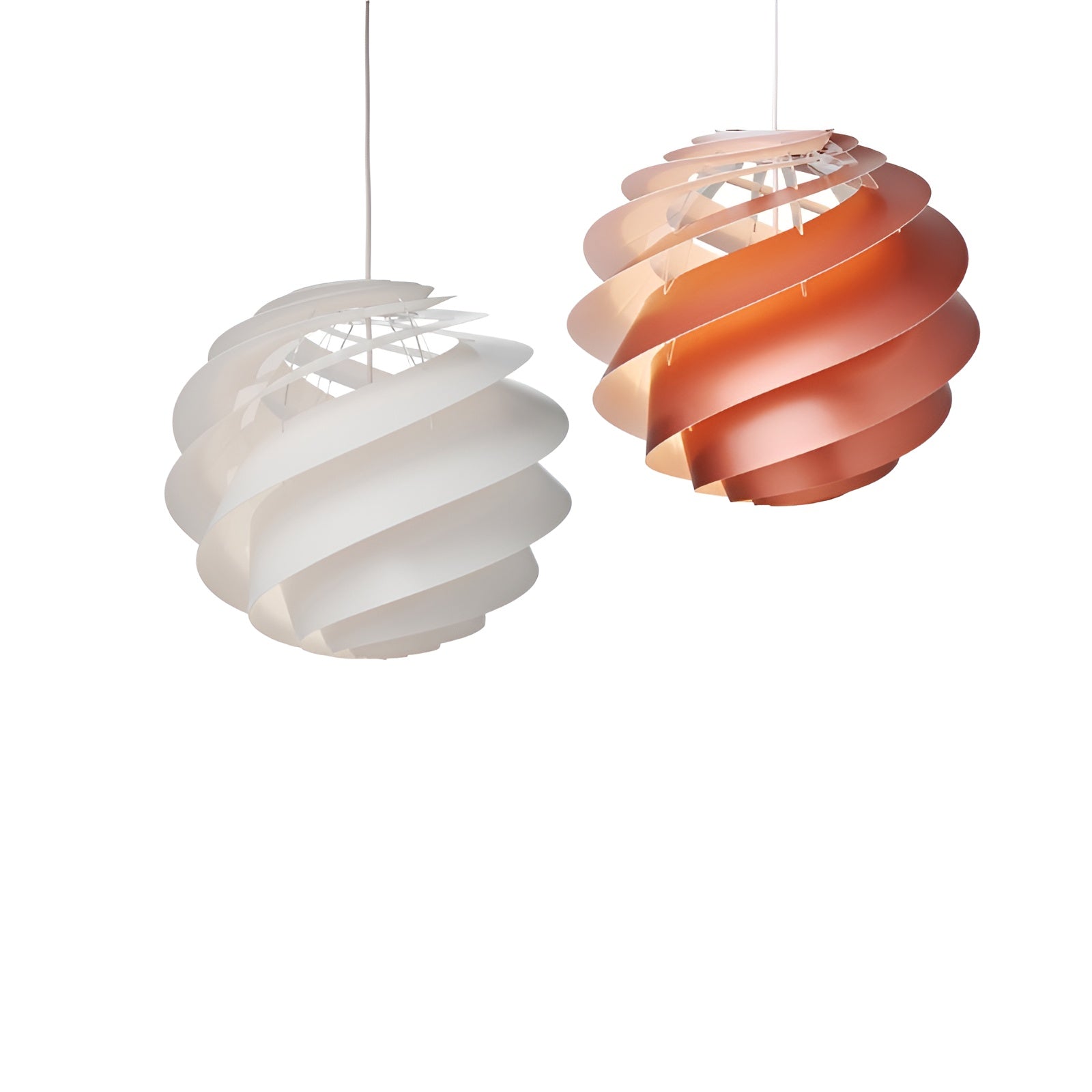 Pendelleuchte MODELL 1313 SWIRL 3 kupferfarben