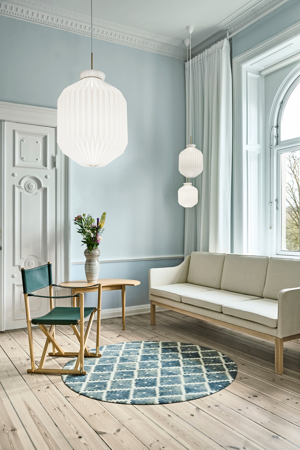 Pendelleuchte MODELL 105 JUBILÄUM weiß