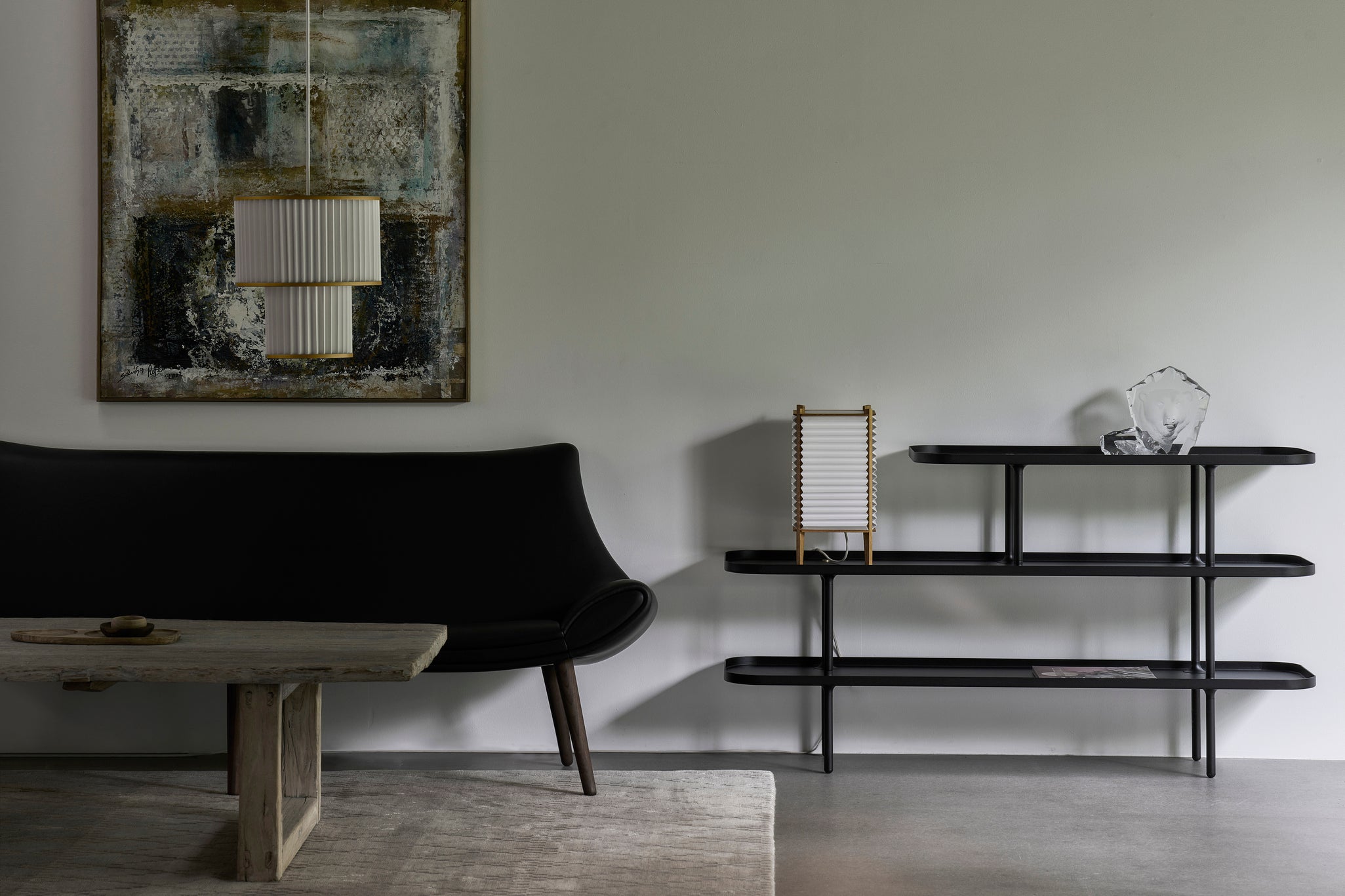 Pendelleuchte MODELL 110 PLIVELLO weiß mit Gold