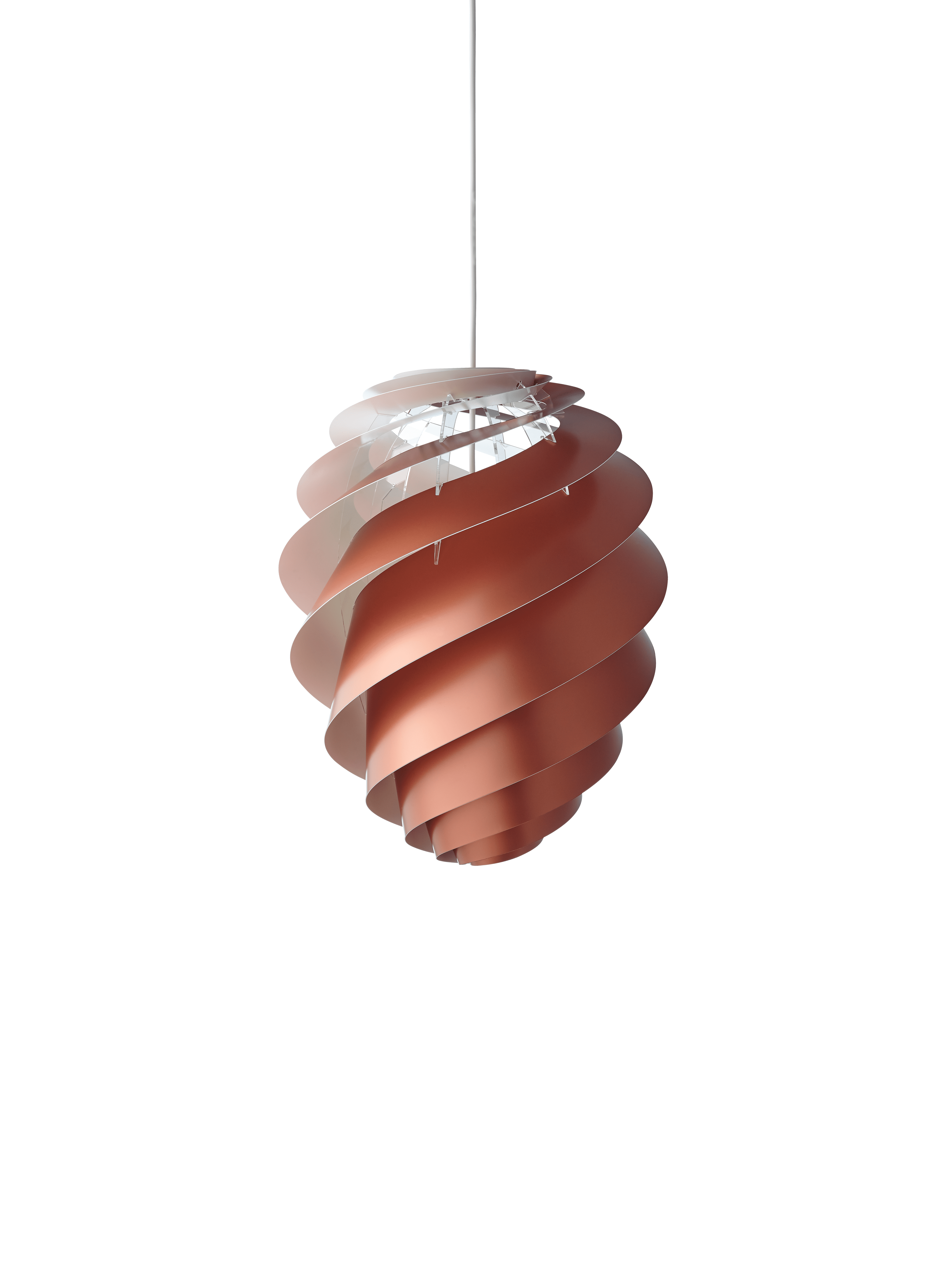 Hanging Lamp MODEL 1312 SWIRL 2 Copper